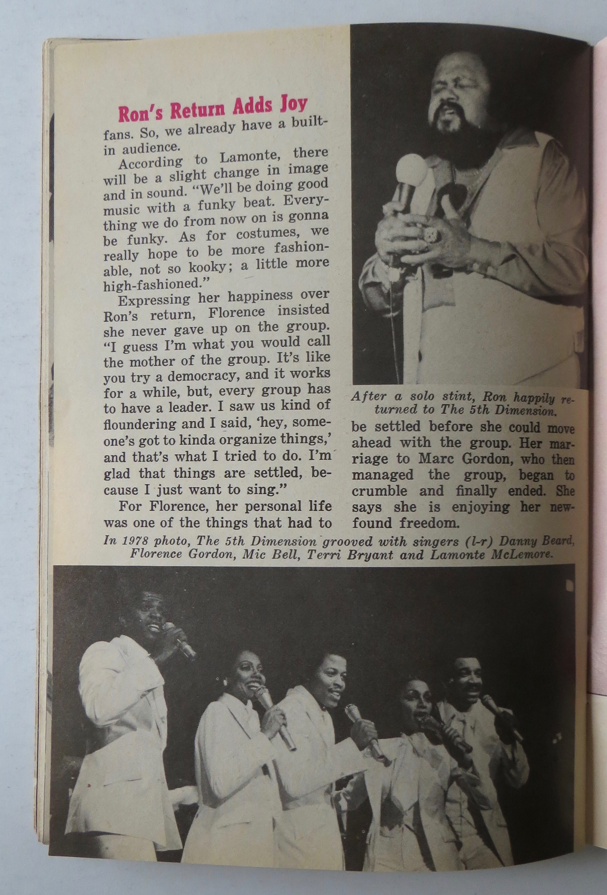 Jet Magazine January 15, 1981 5th Dimension