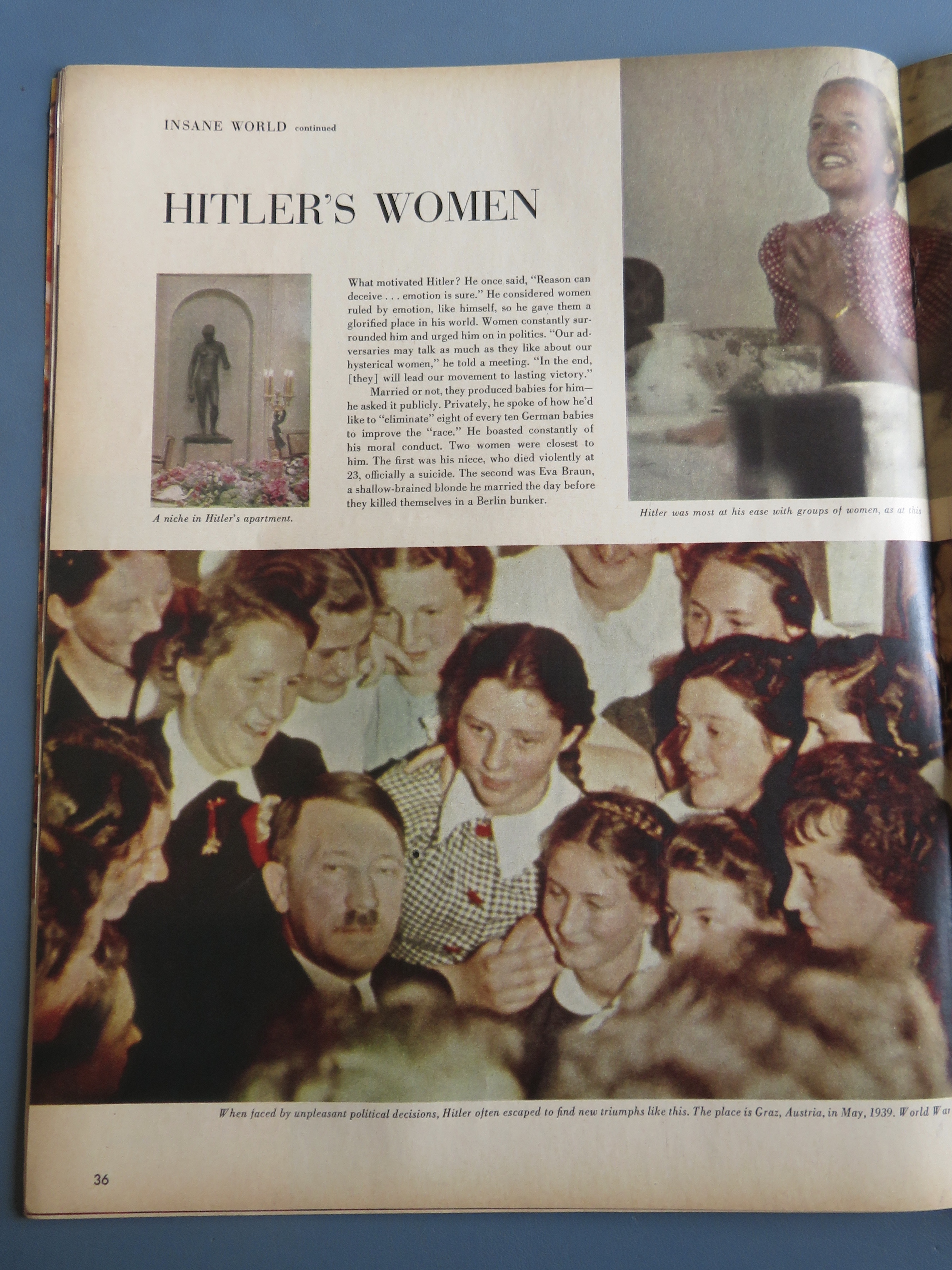 Look Magazine January 6, 1959 Adolf Hitler