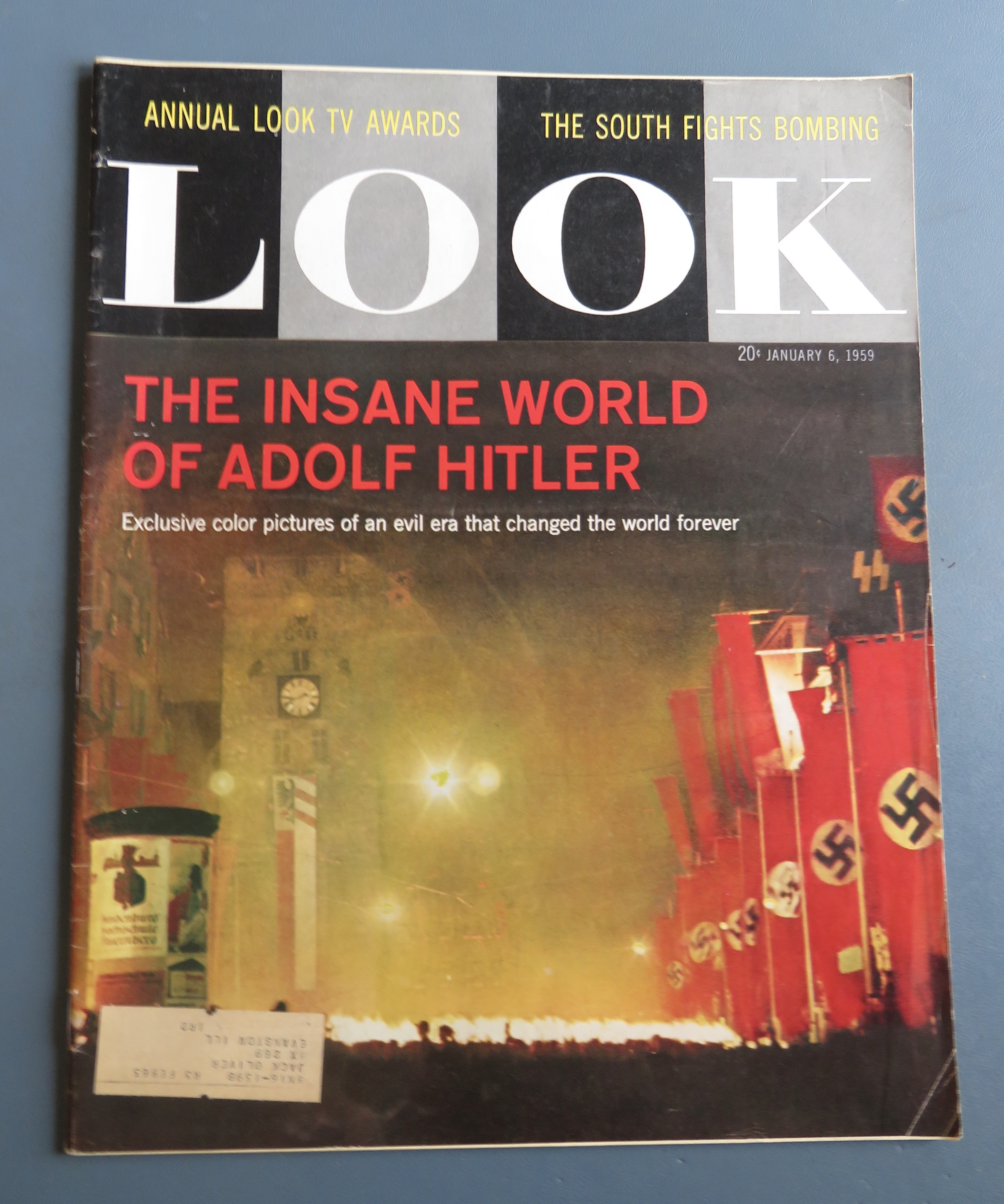 Look Magazine January 6, 1959 Adolf Hitler