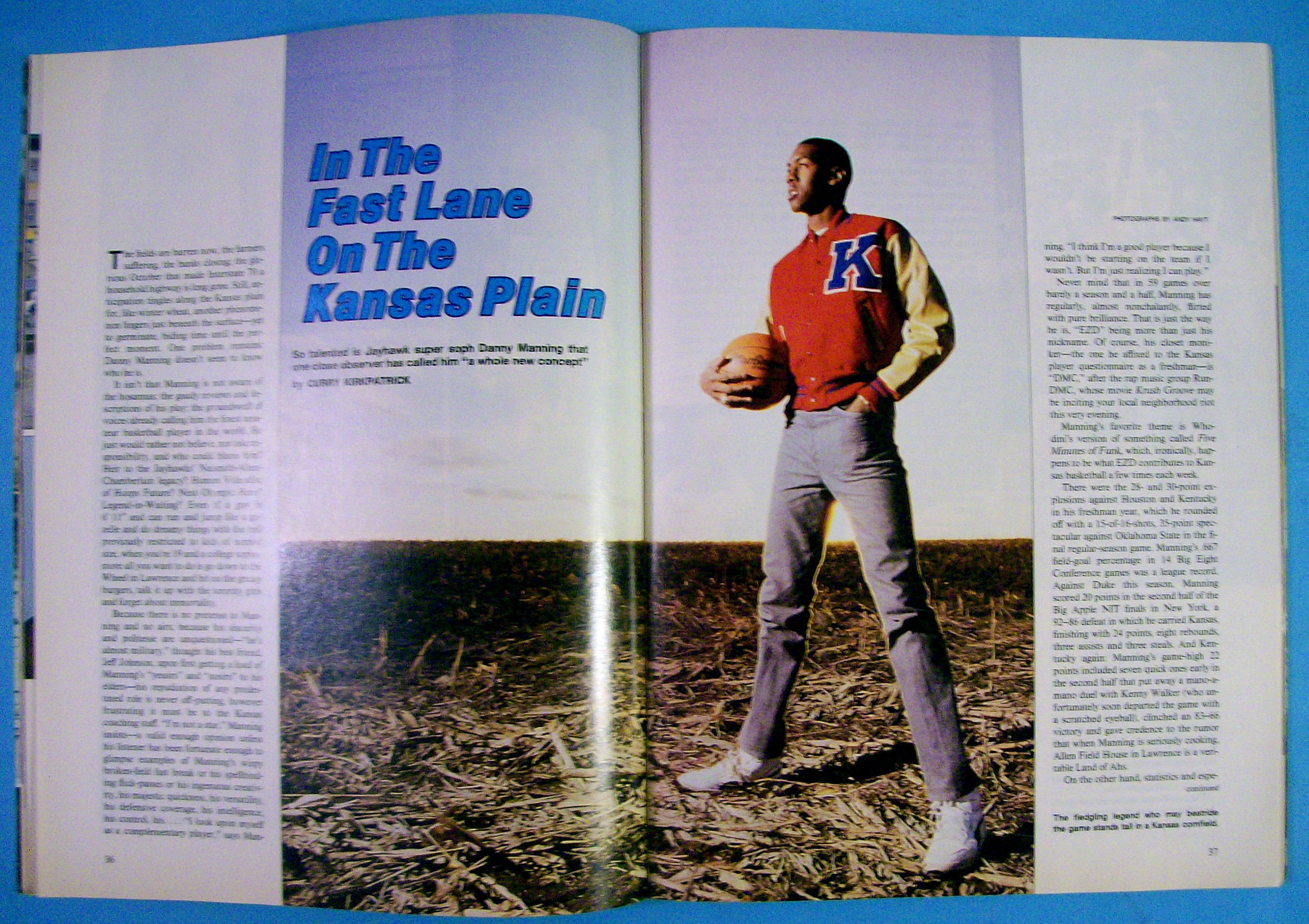 Sports Illustrated Magazine-Feb 17, 1986-Danny Manning