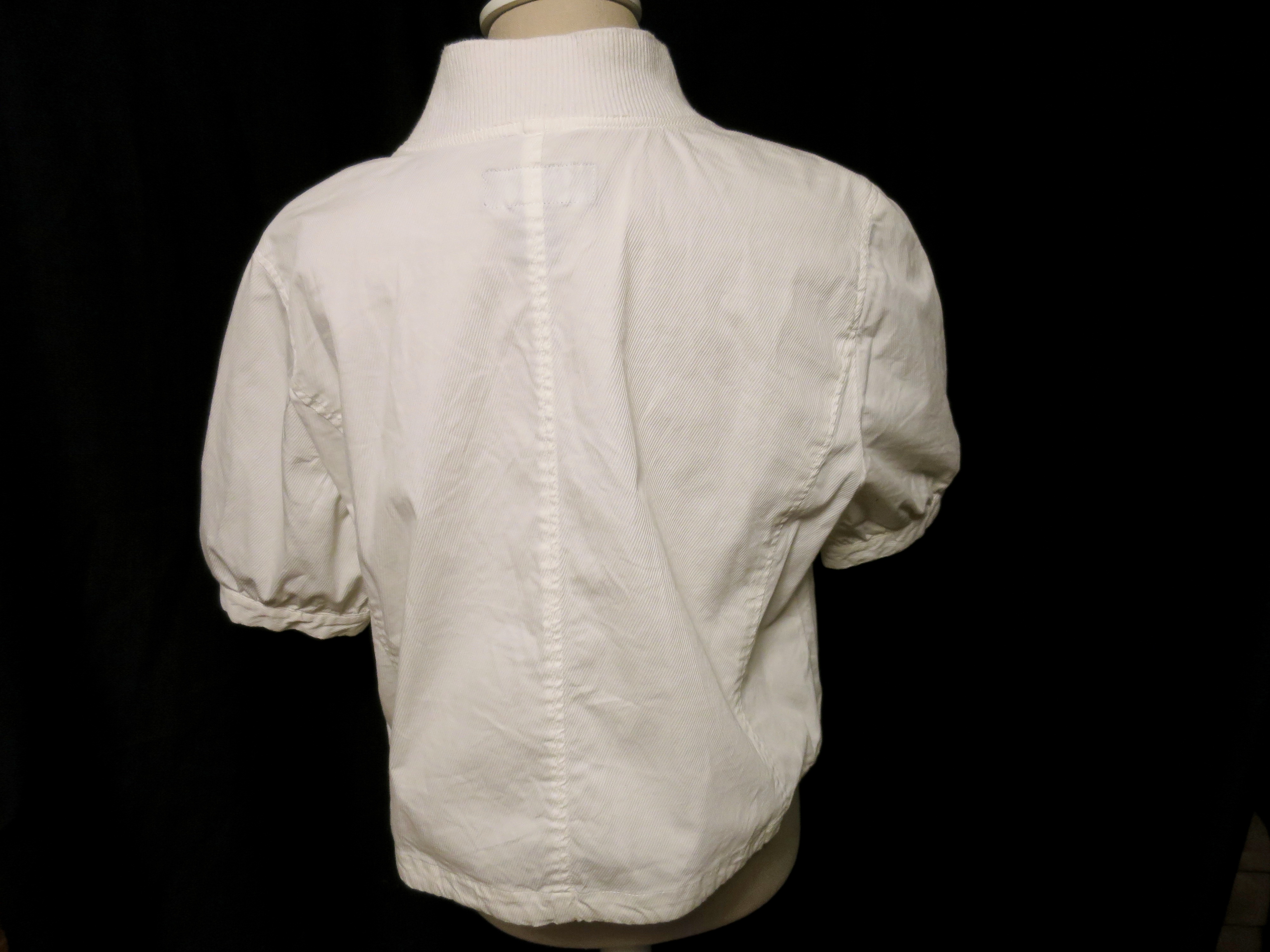 White Jacket Coat Shirt Sharango Studio Size XL