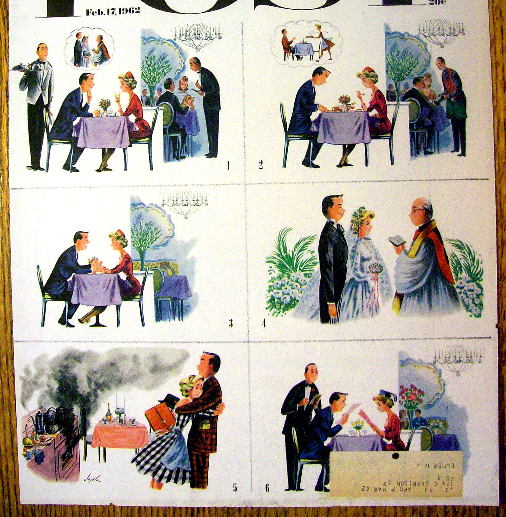 1962 Saturday Evening Post Cover (Only) By Alajalov