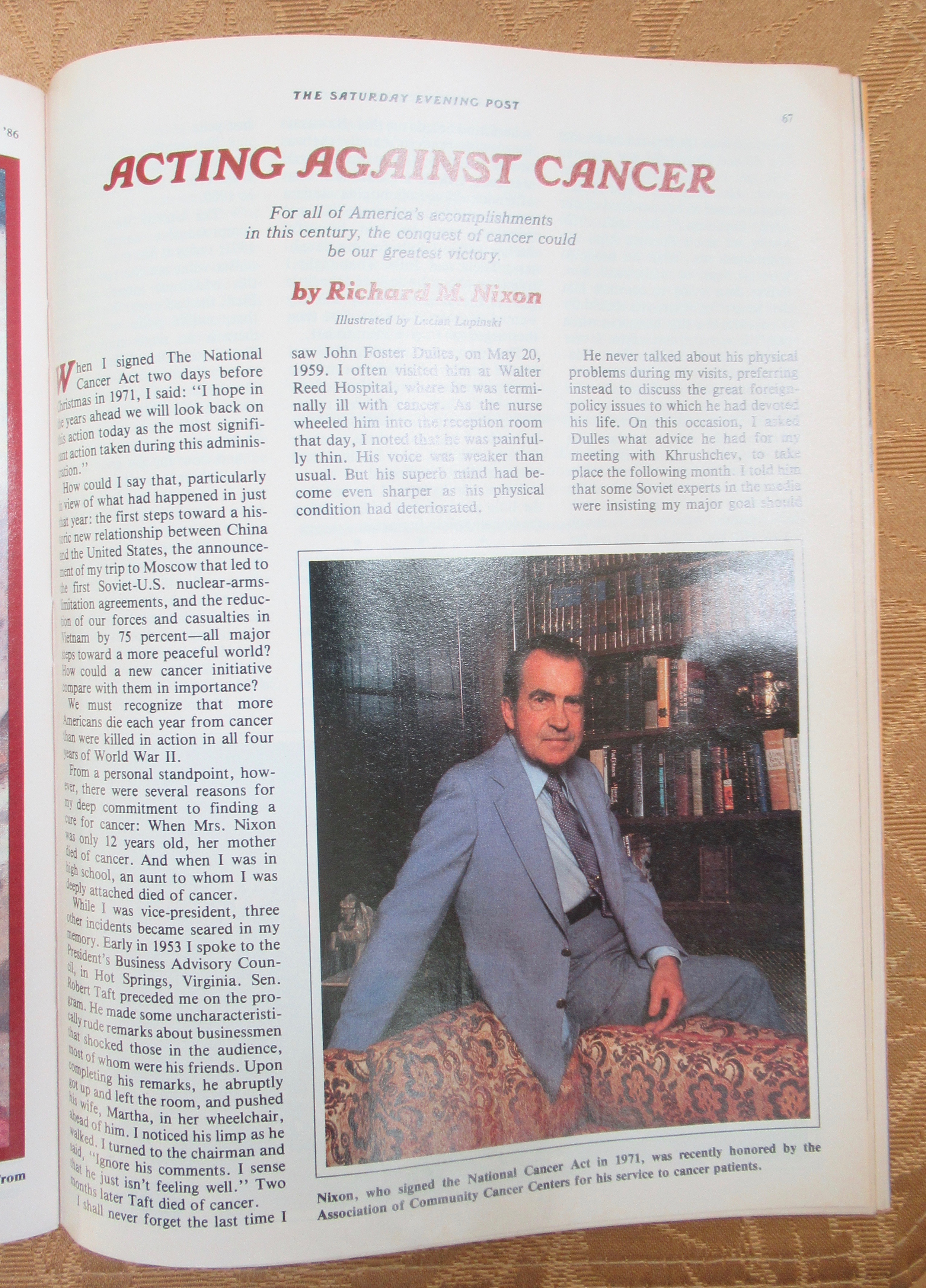 Saturday Evening Post Magazine July/August 1986