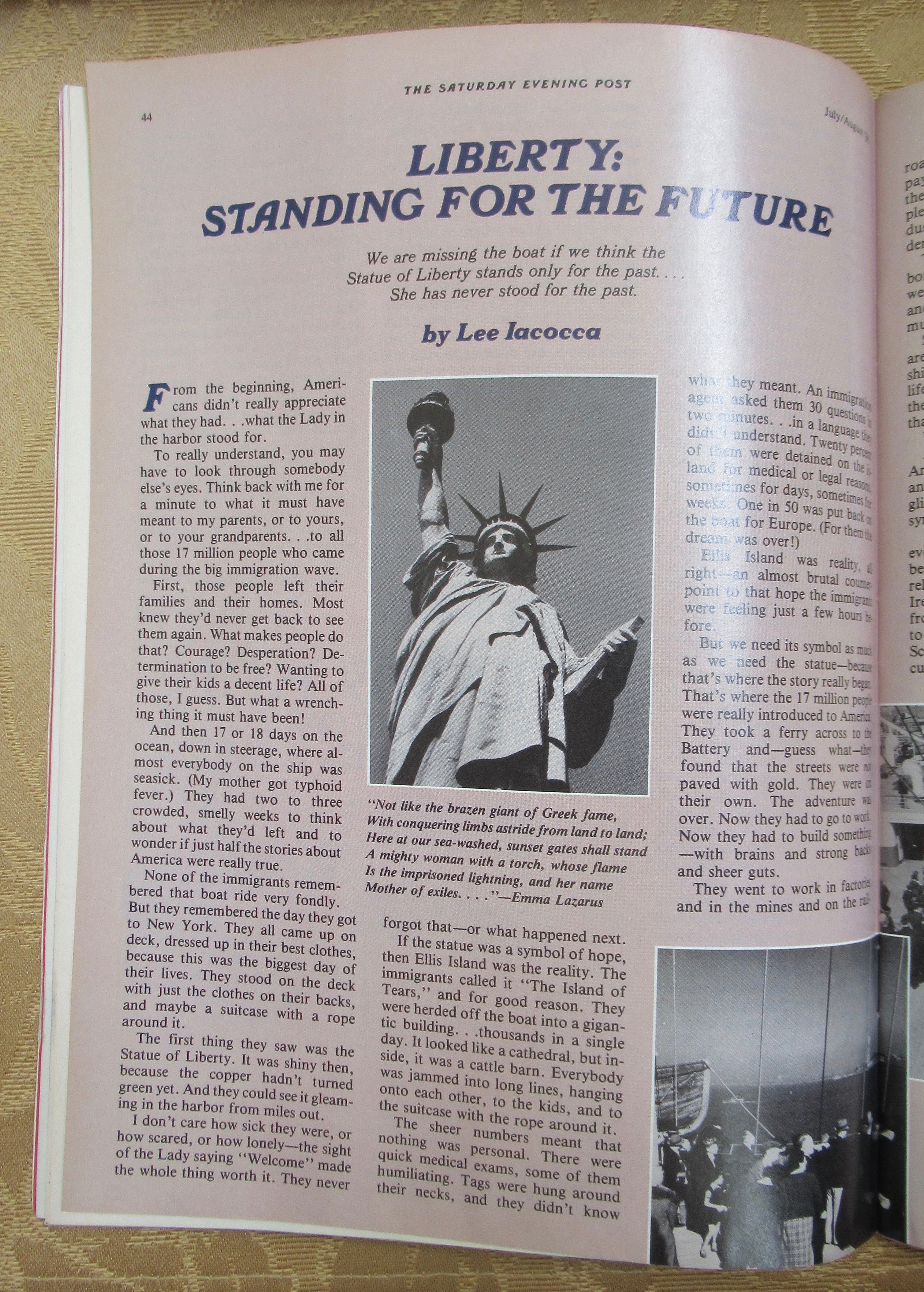 Saturday Evening Post Magazine July/August 1986