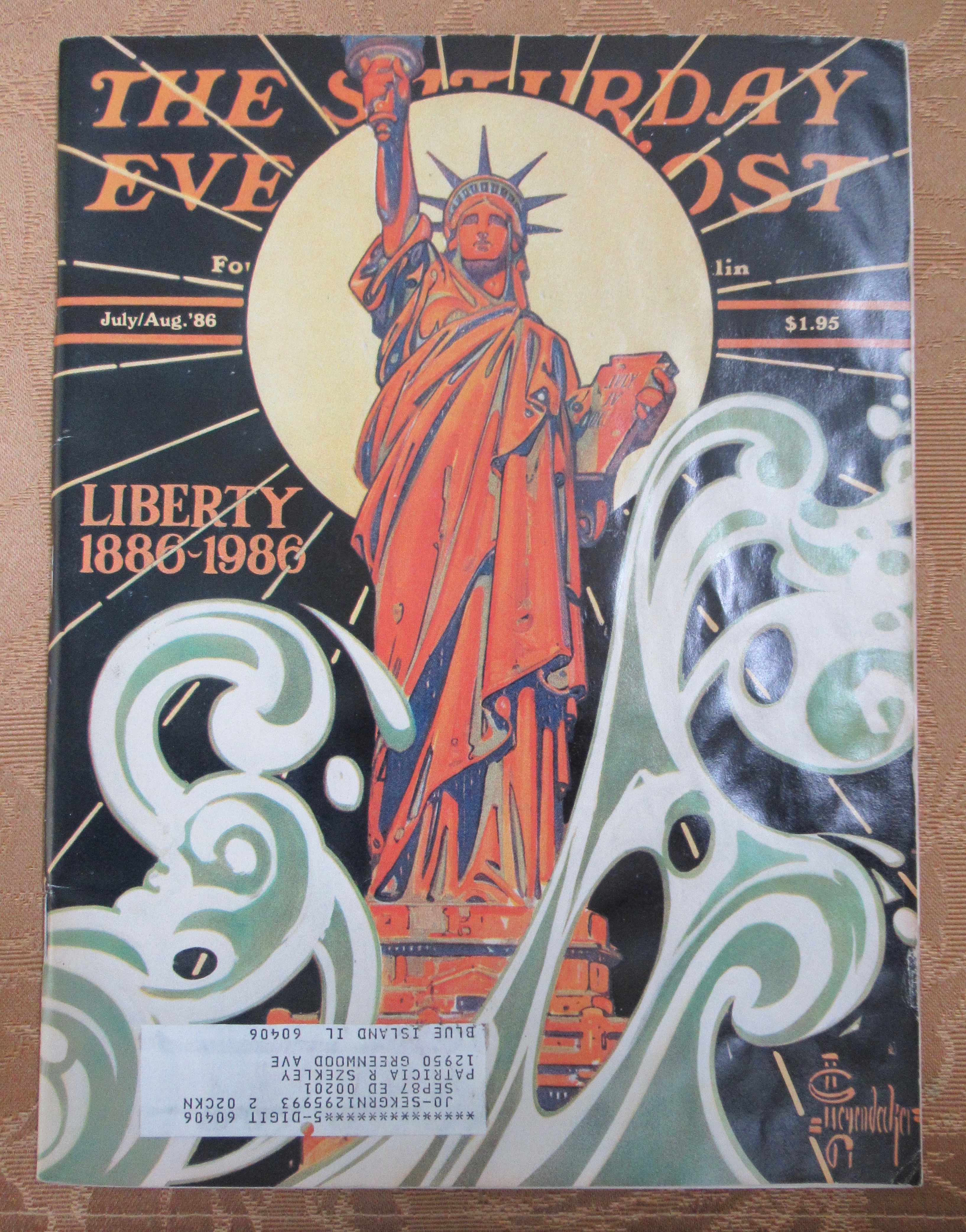 Saturday Evening Post Magazine July/August 1986