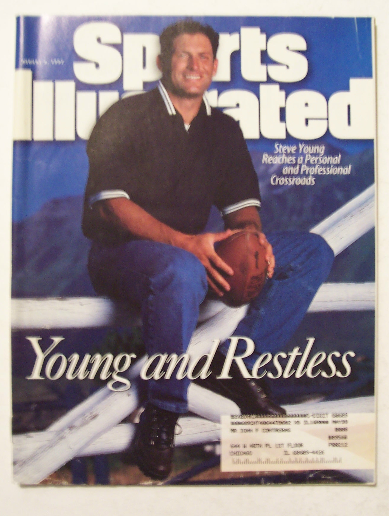 Sports Illustrated Magazine-August 4, 1997-Steve Young