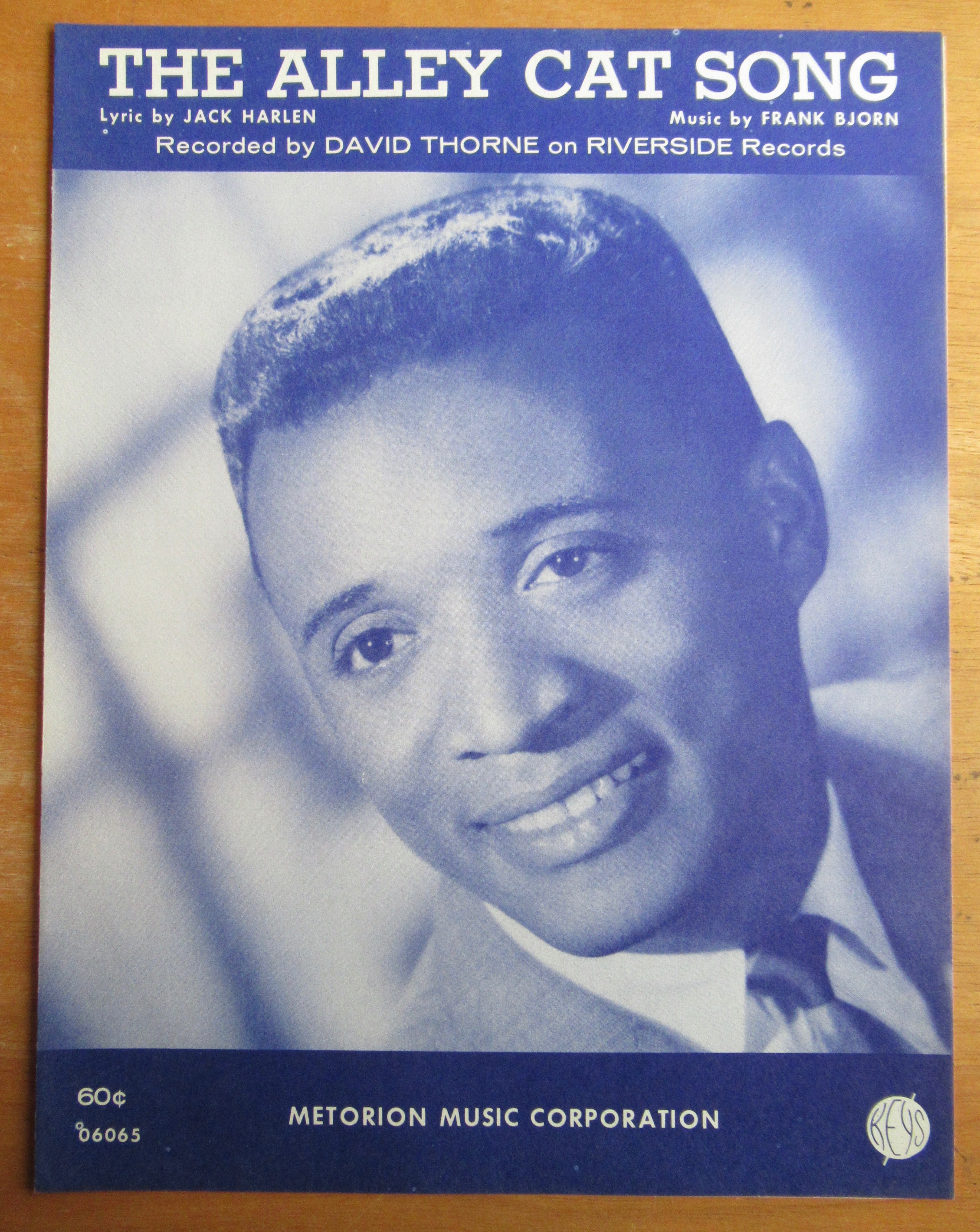 Sheet Music For 1962 The Alley Cat Song