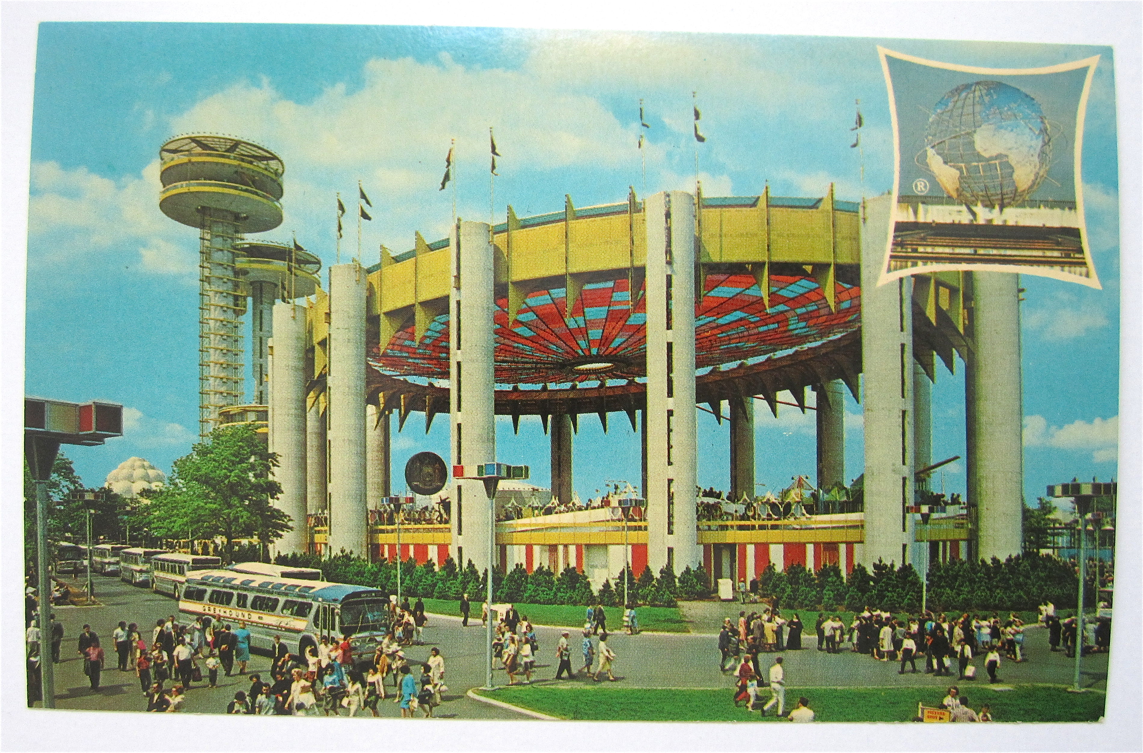 New York State Exhibit, New York World Fair Postcard