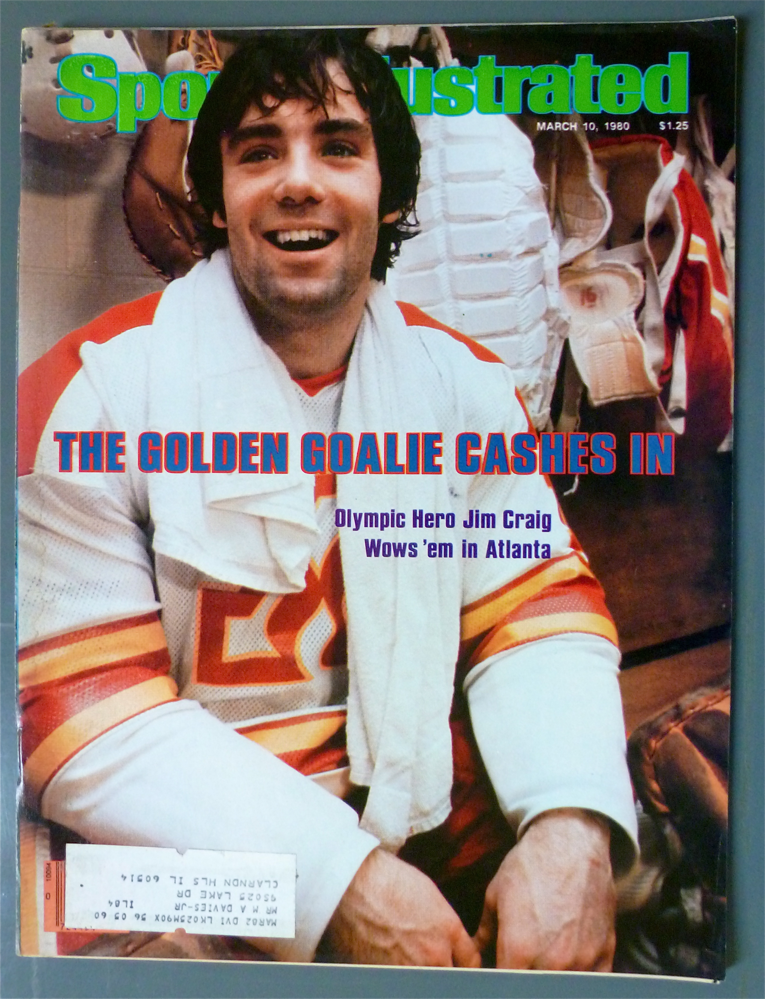Sports Illustrated Magazine -March 10, 1980- Jim Craig