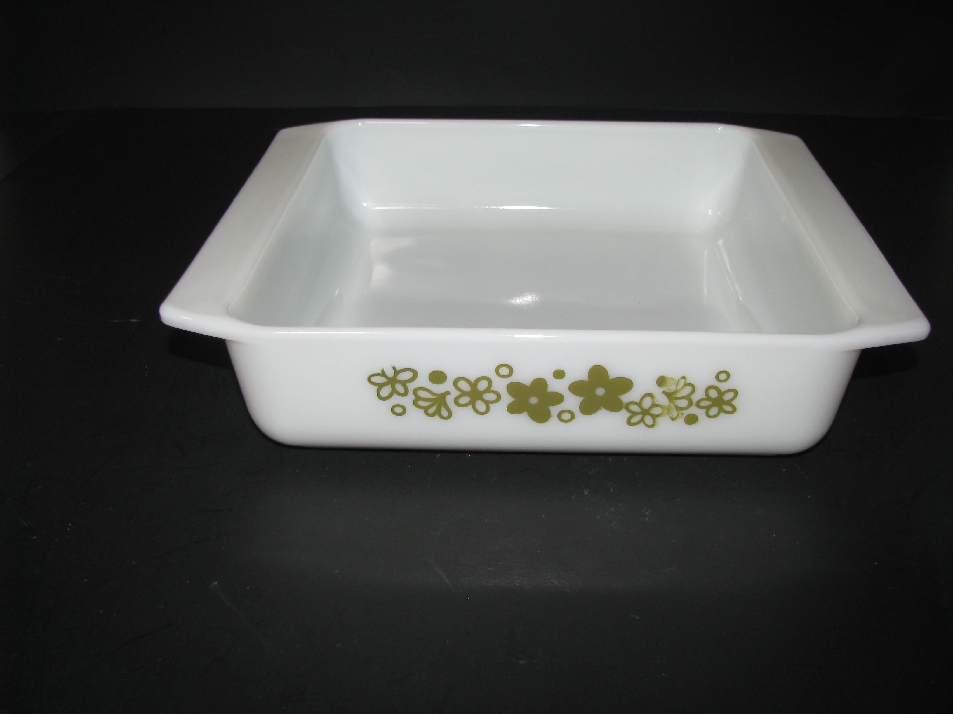 Vintage Pyrex Spring Blossom Square Cake Pan