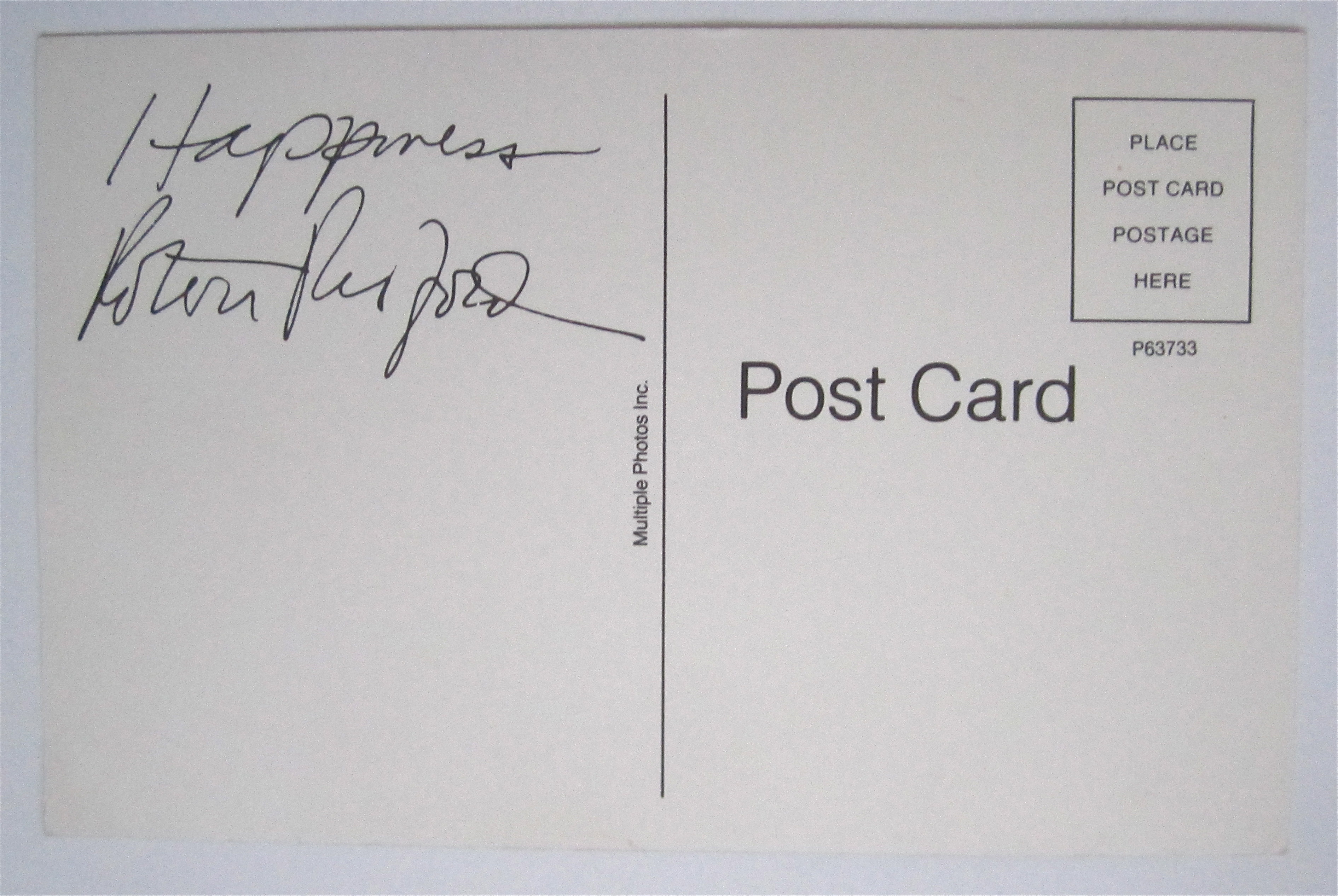 Robert Redford Postcard