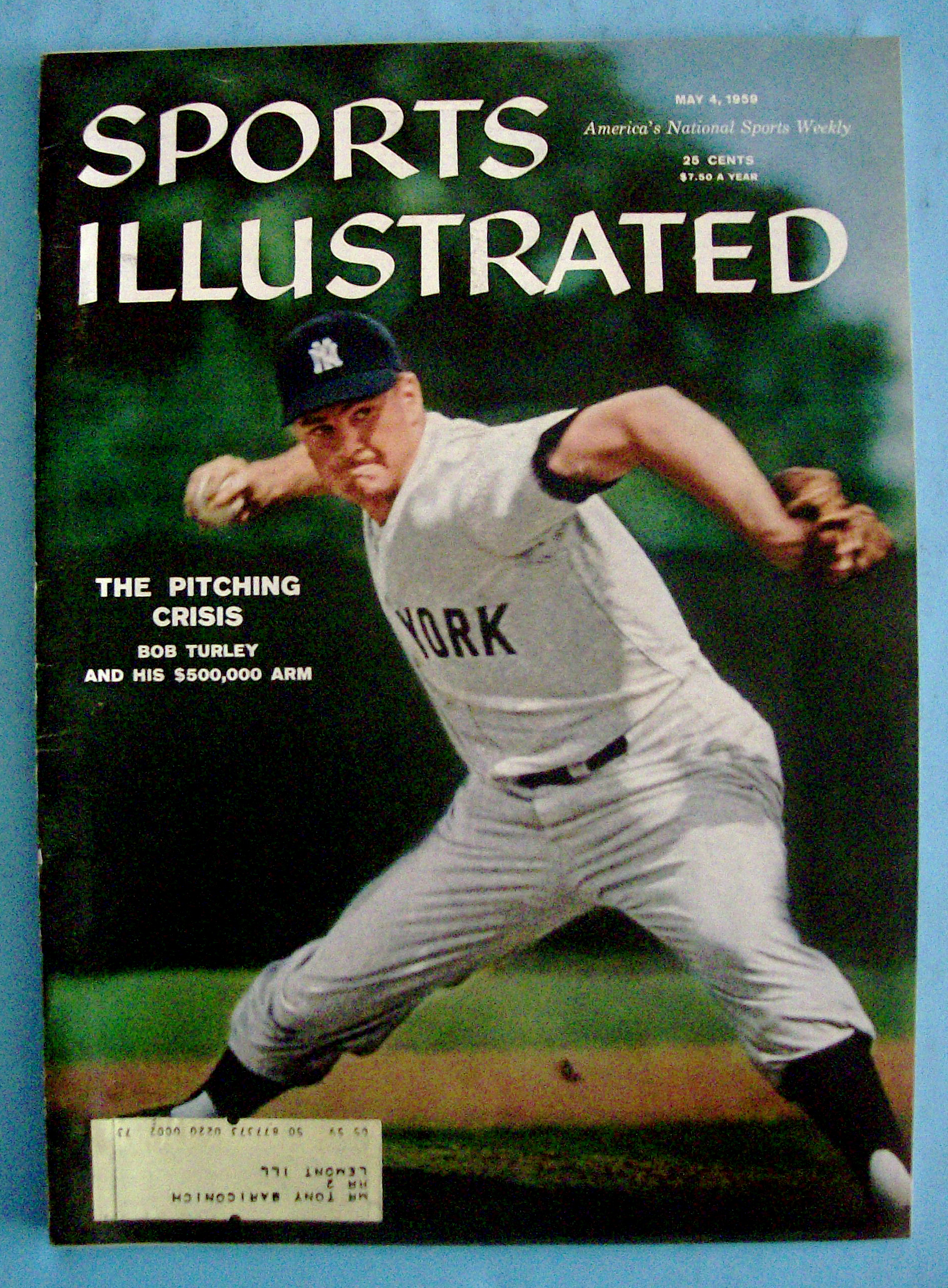Sports Illustrated - May 4, 1959 - Bob Turley