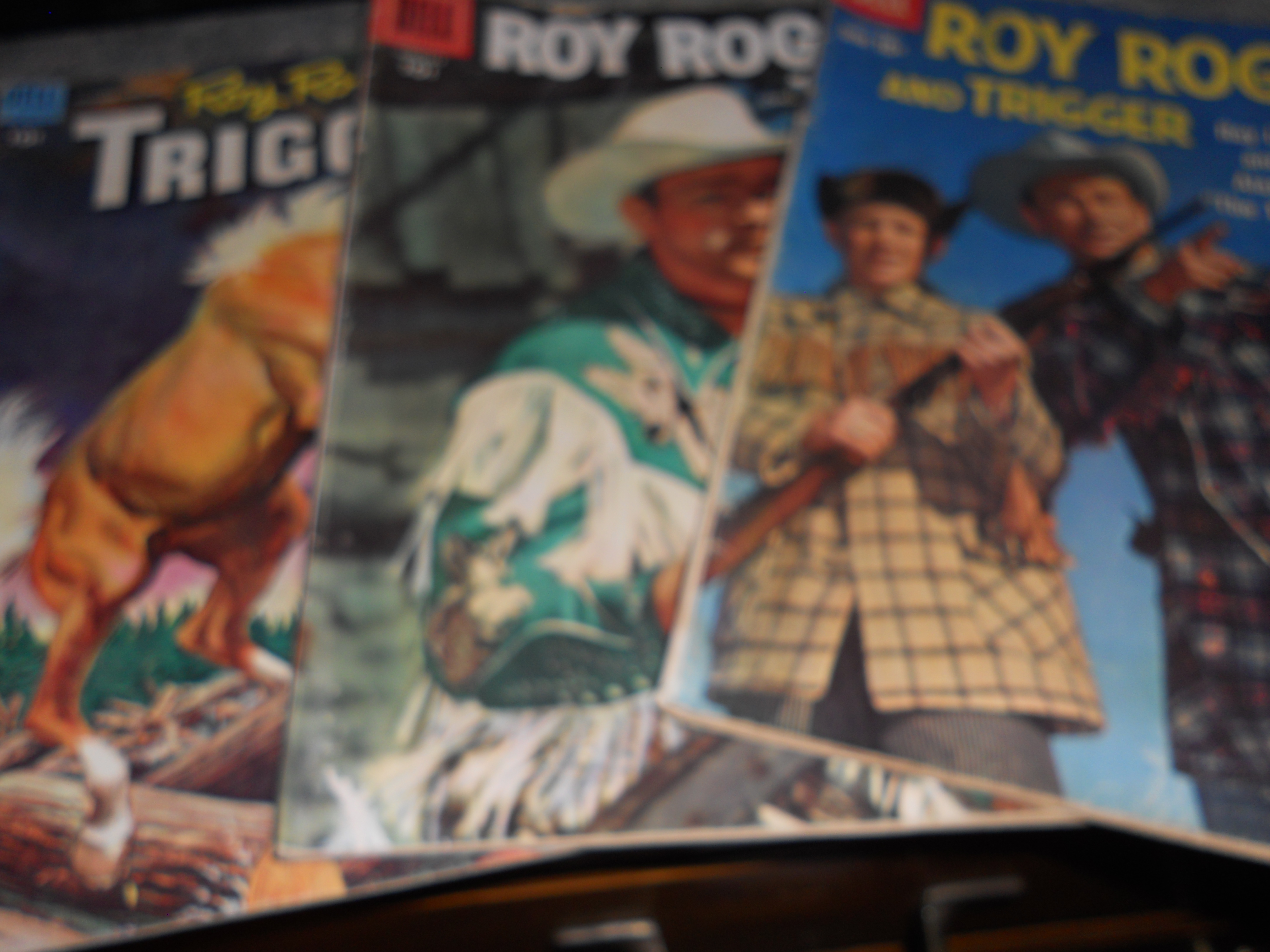 Roy Rogers and Trigger Comics Trio, 1950's