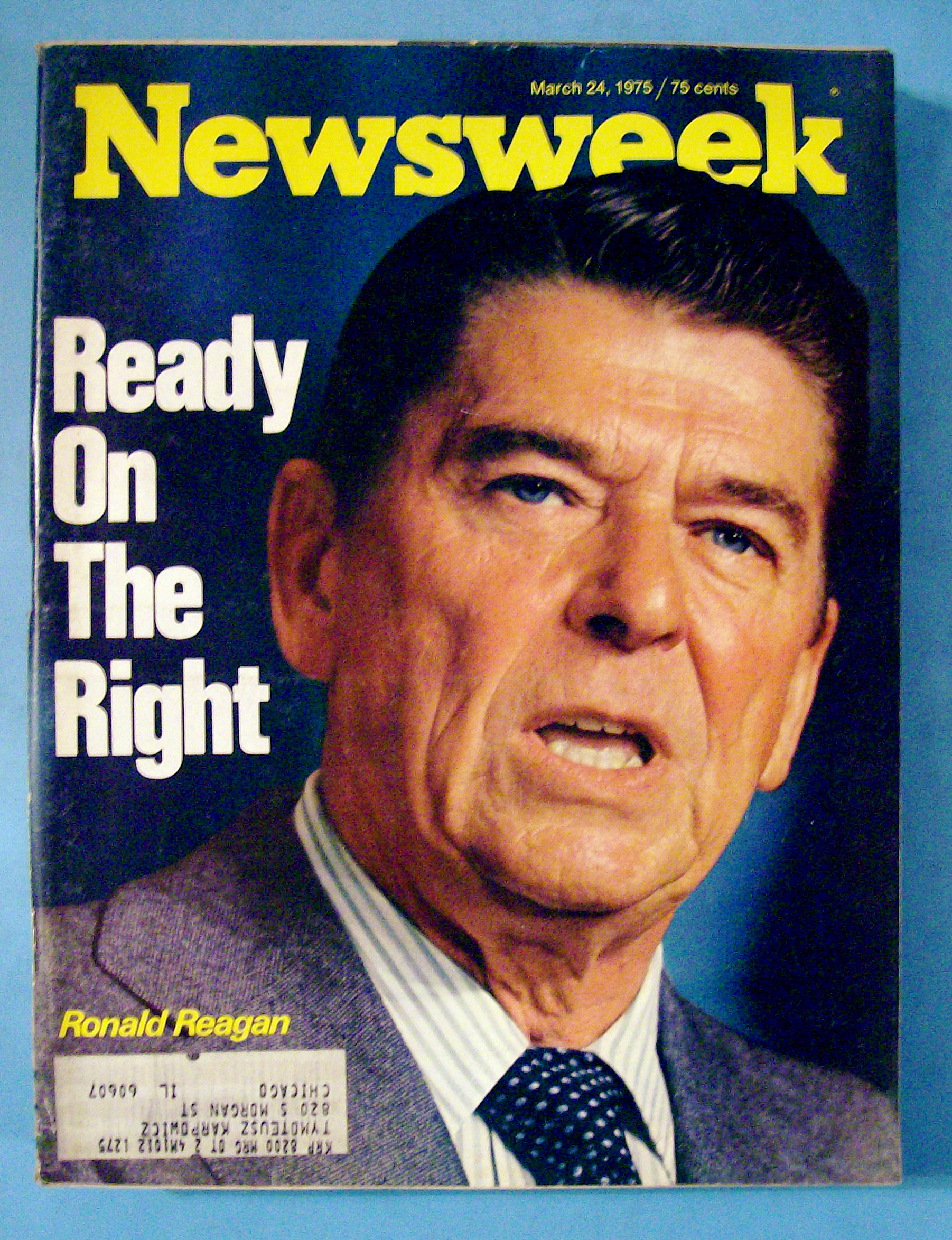 Newsweek Magazine March 24, 1975 Ronald Reagan