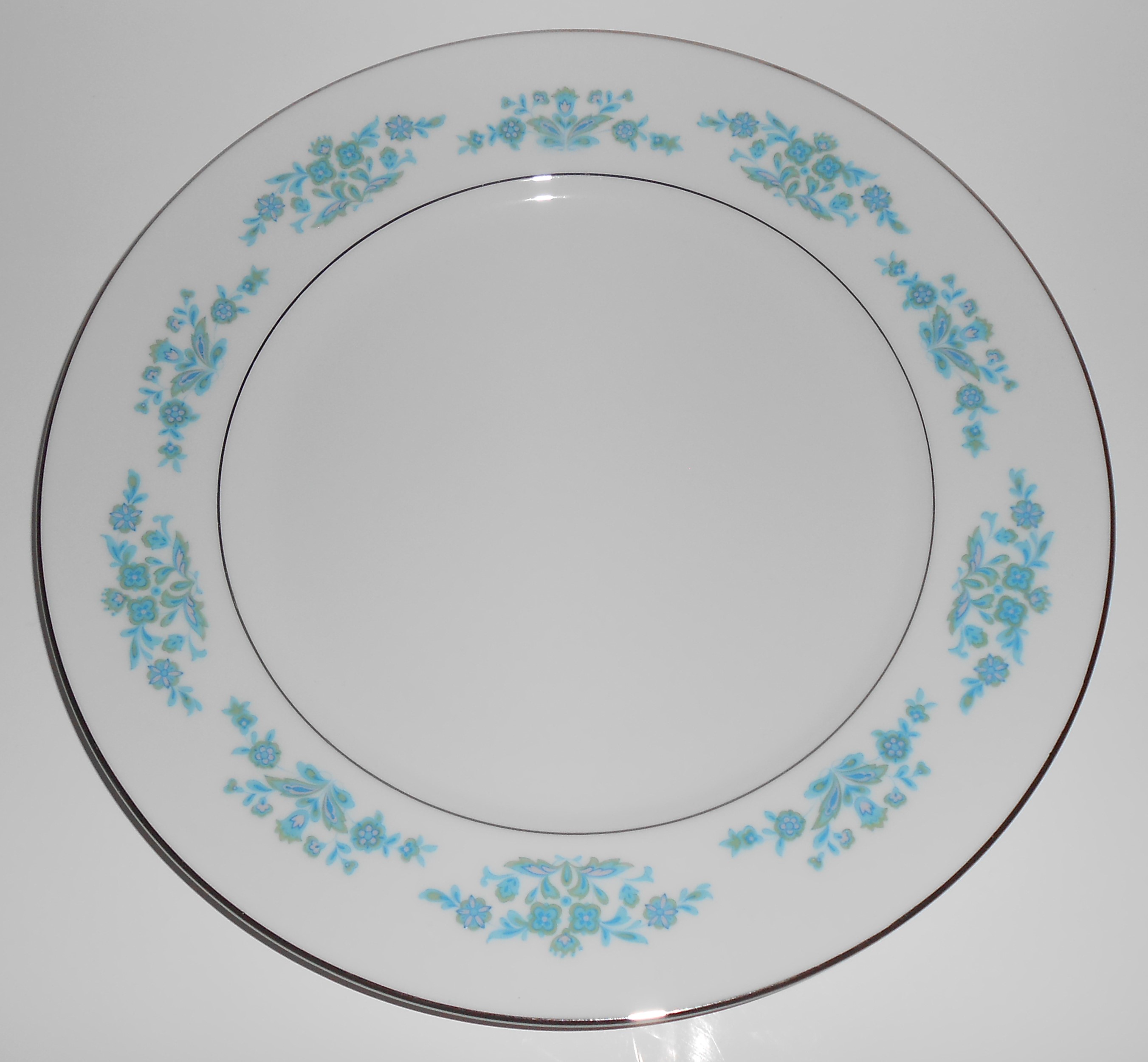 Sango Japan China Porcelain Sage 3785 Platinum Dinner
