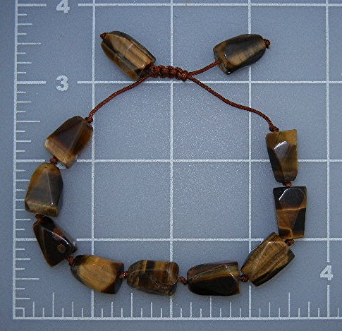 Tigereye and Cord Spiritual Bead Bracelet