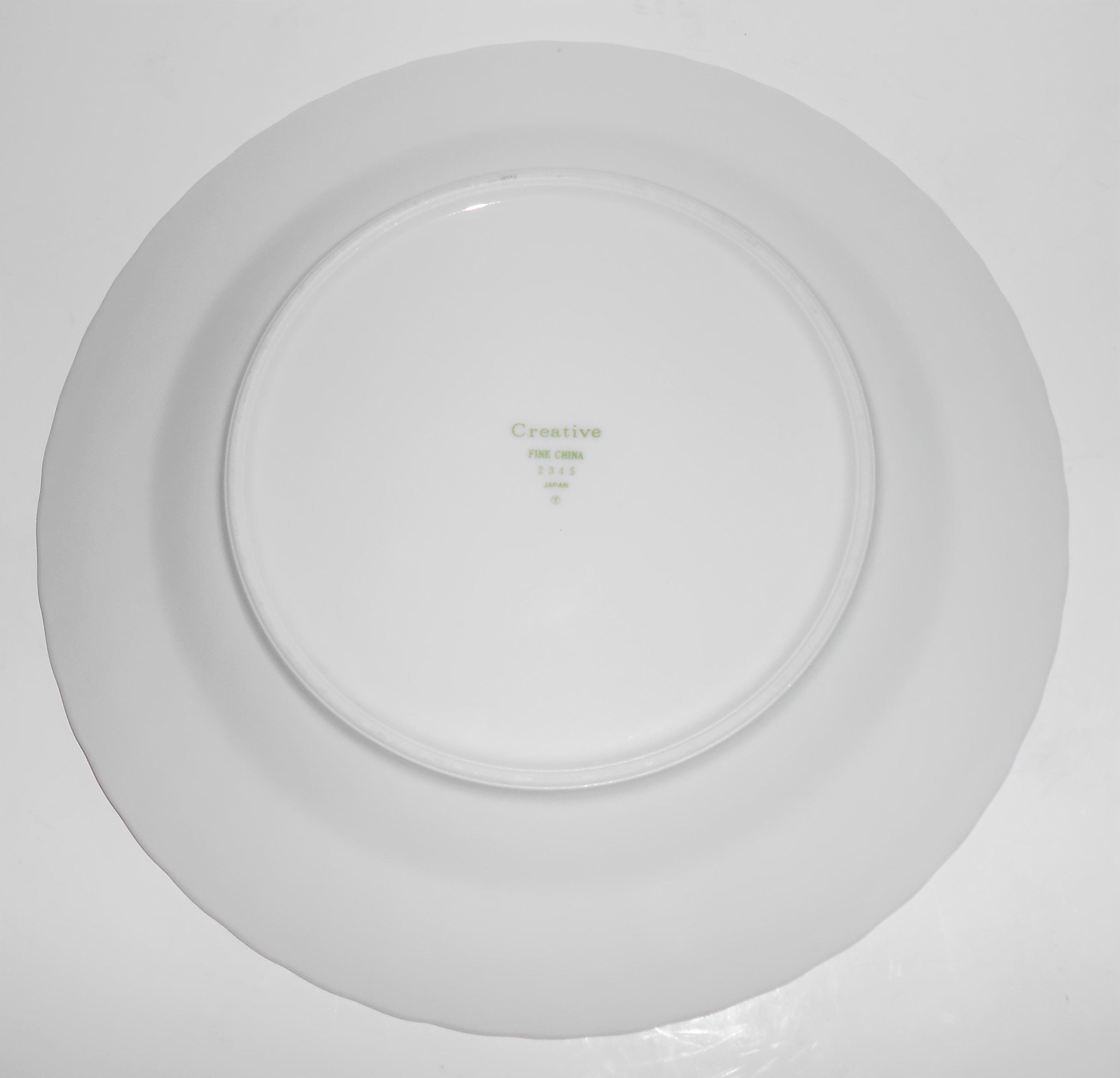 Creative Porcelain China 2345 Regency Rose Platinum Lun