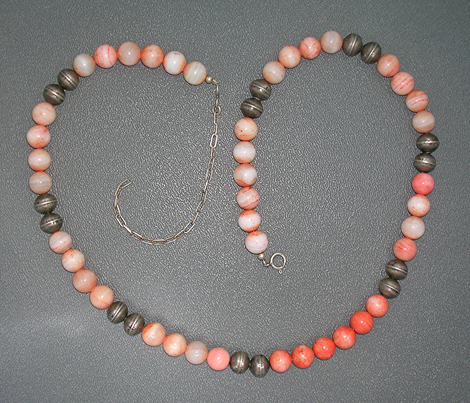 Sterling Silver Ocean Jasper Coral USA