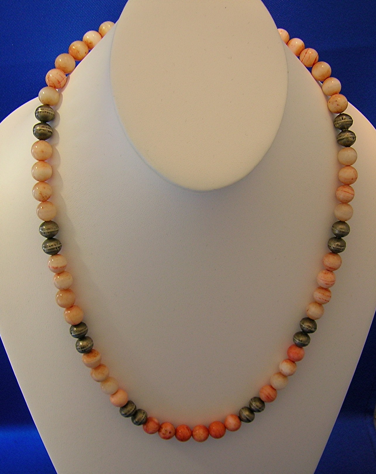 Sterling Silver Ocean Jasper Coral USA