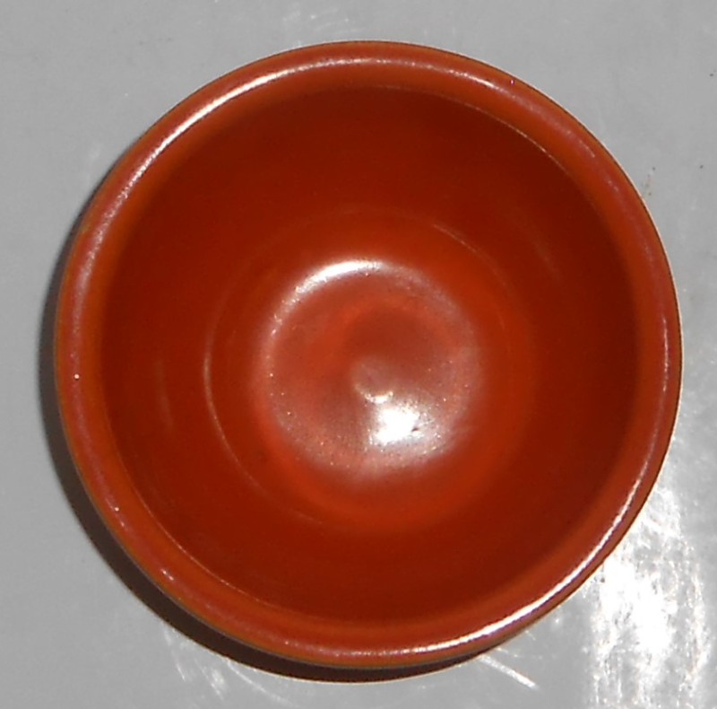 VINTAGE Pacific Pottery Hostess Ware Apache Red Custard Cup