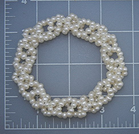 Freshwater Pearls Double Helix Bracelet