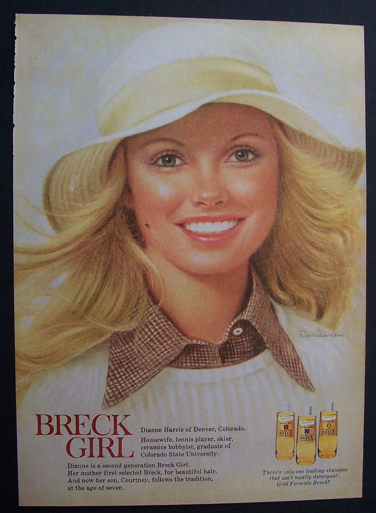 1974  Breck  Shampoo By Ralph  William  Willaims