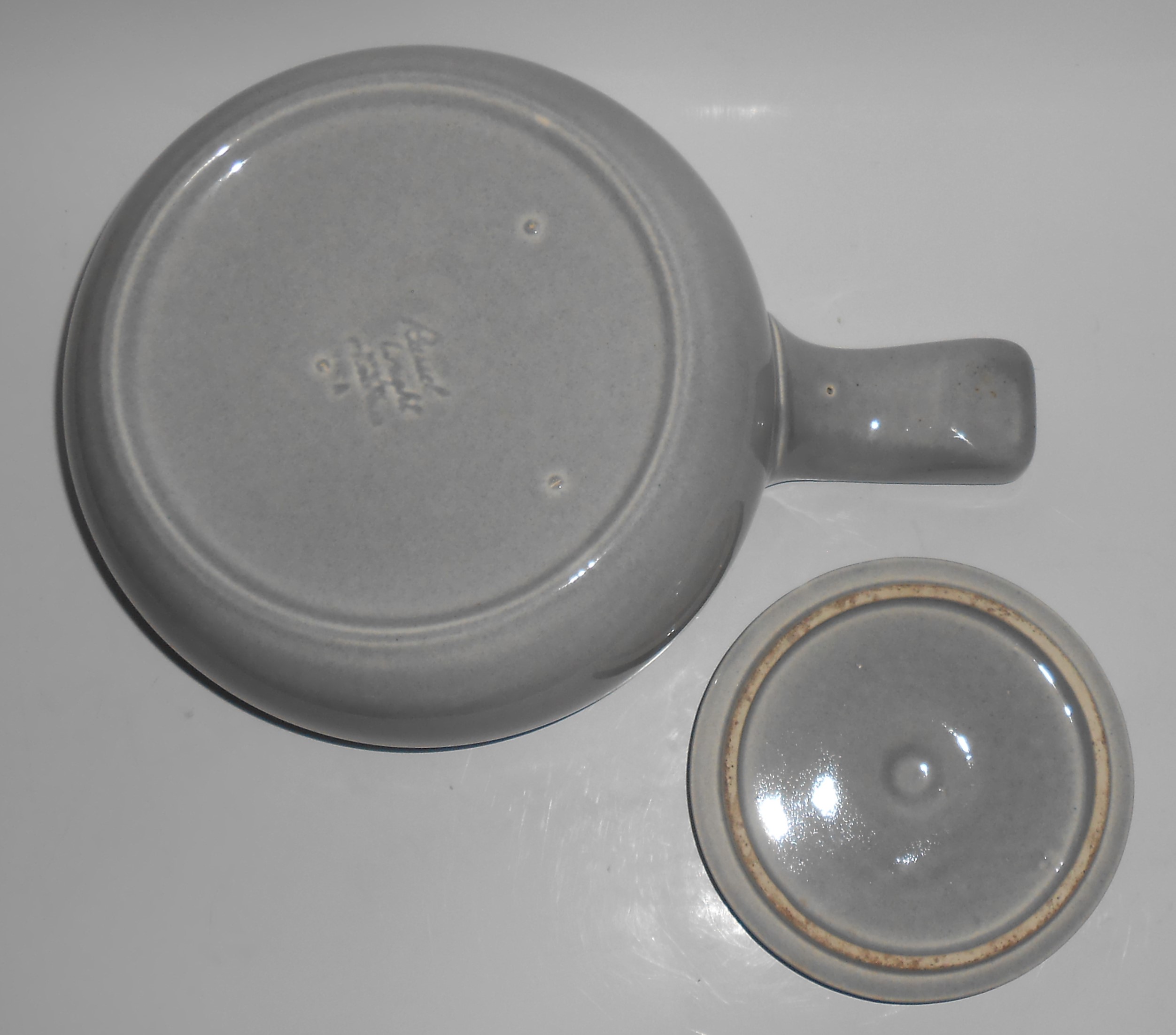 Russel Wright Pottery American Modern Granite Grey Cass