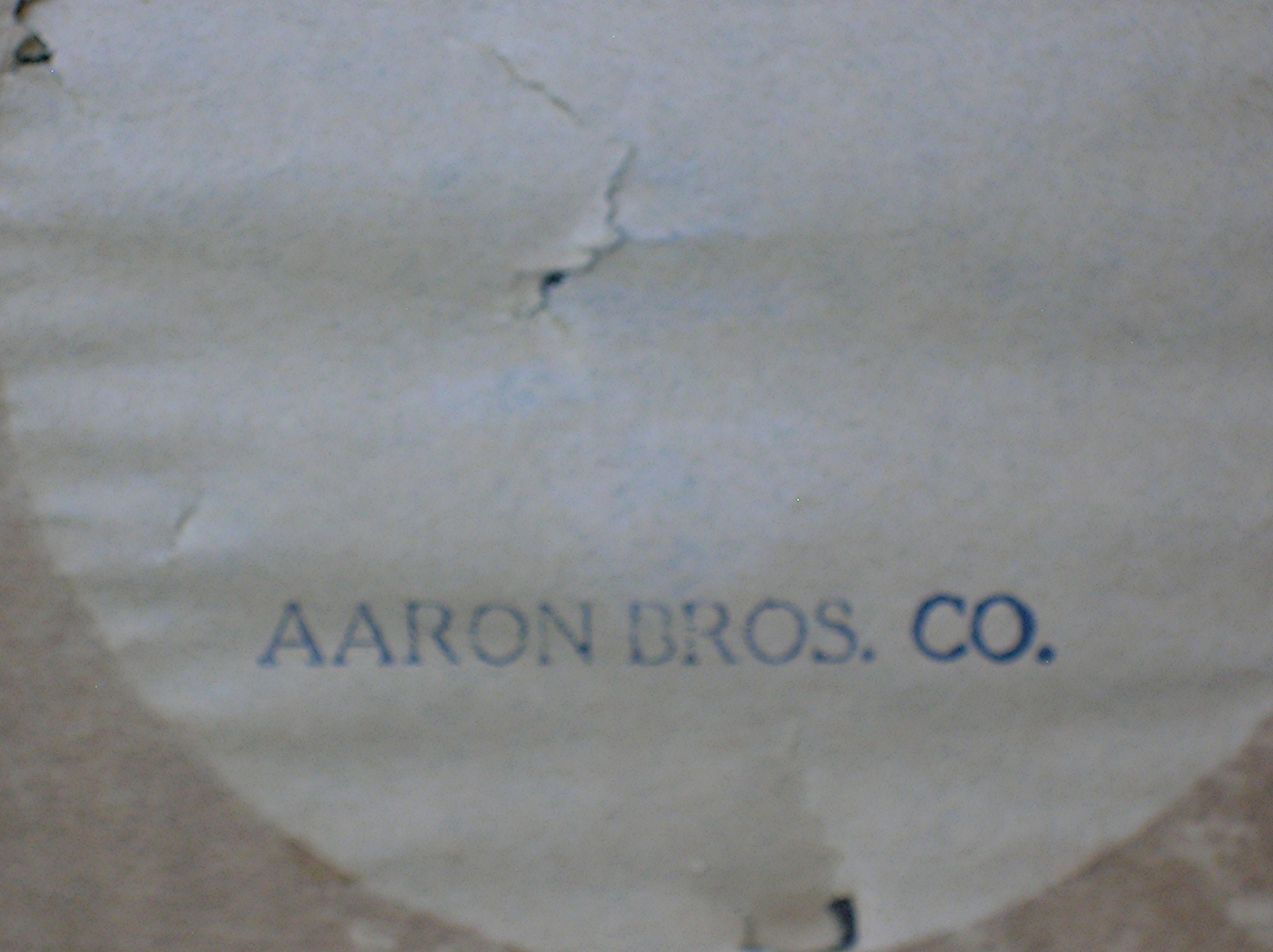 PAIR WOOD Picture frames - ARRON BROS. CO. . .