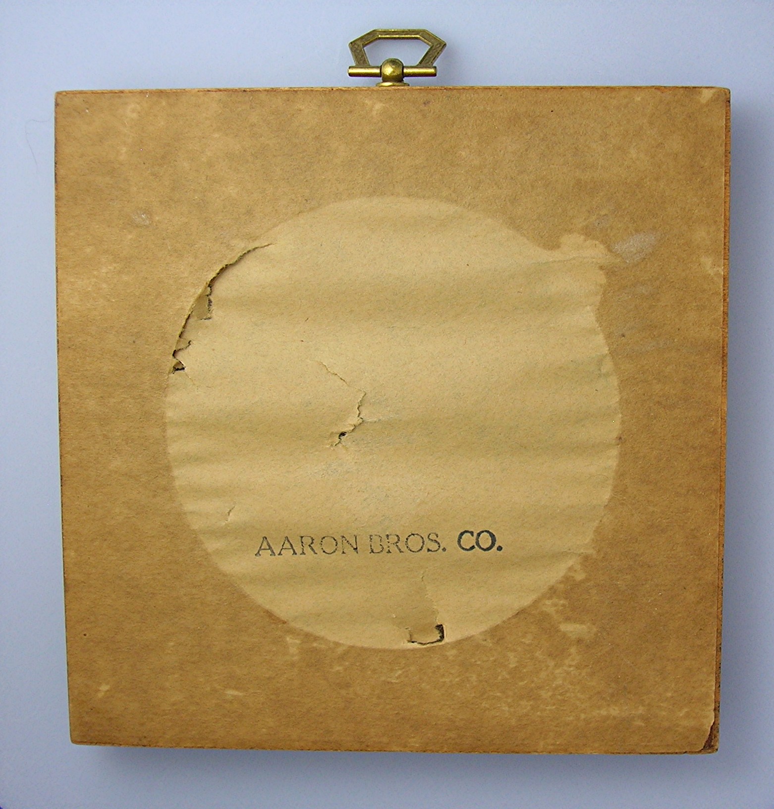 PAIR WOOD Picture frames - ARRON BROS. CO. . .