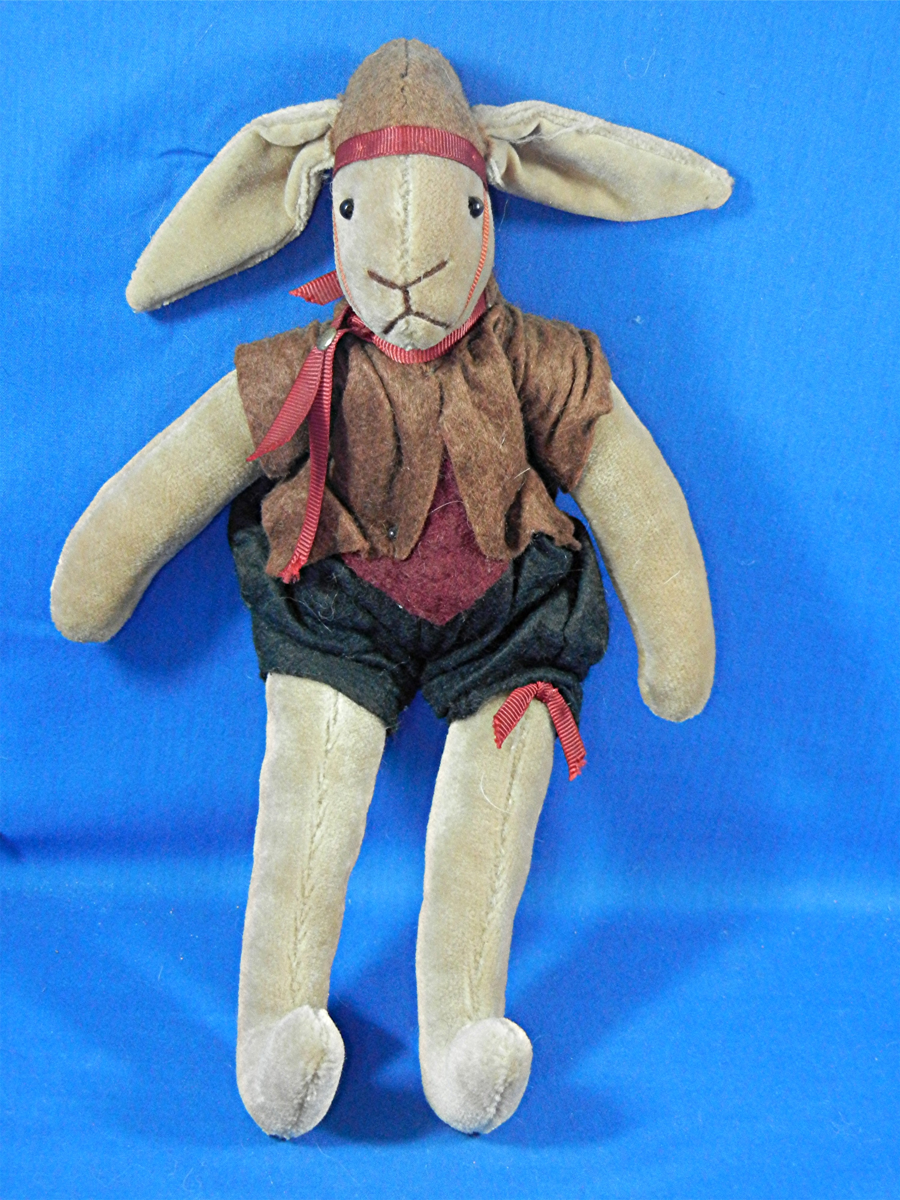 Mohair Nearly There donkey designed by Linda  Siegel