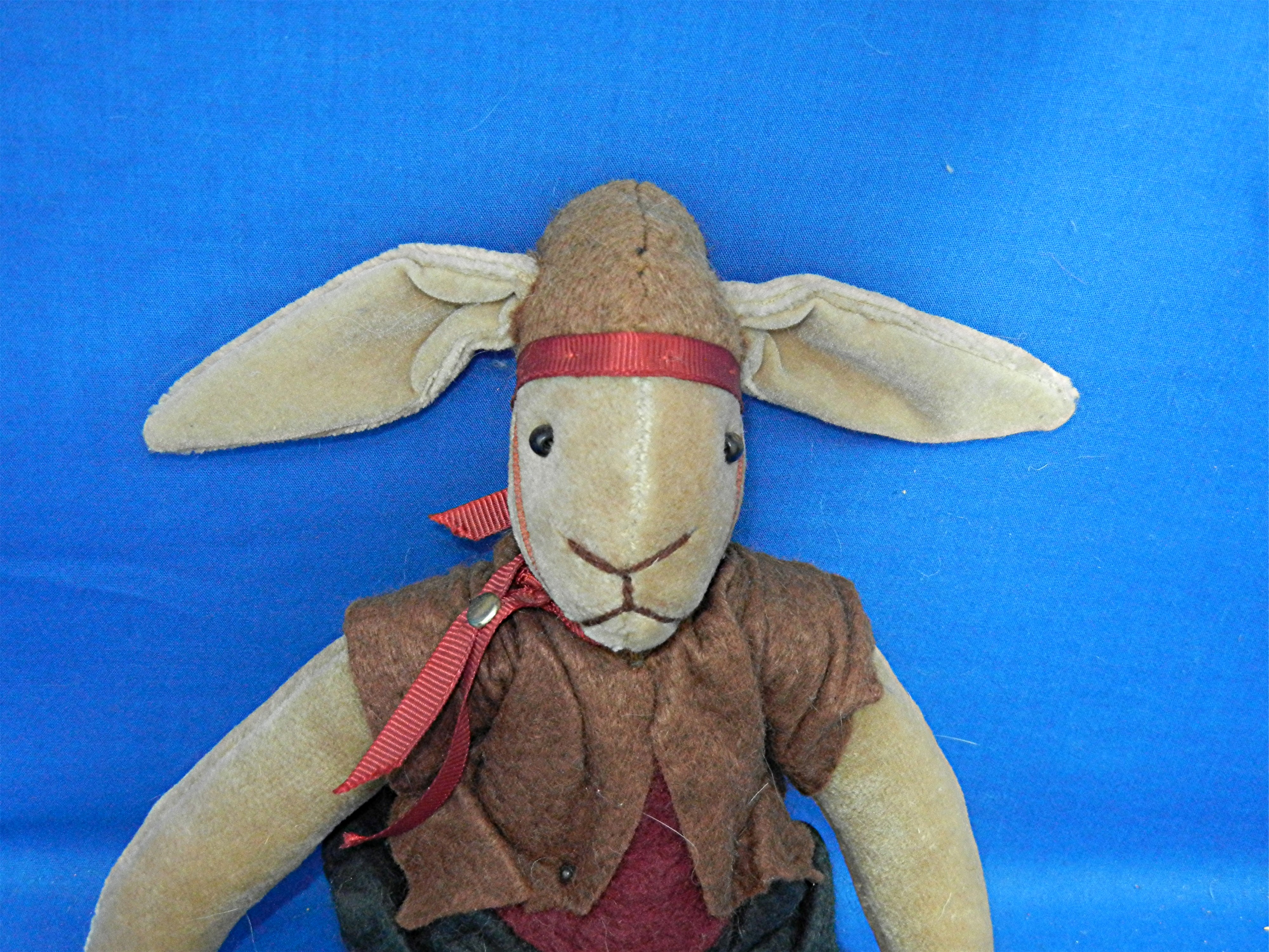 Mohair Nearly There donkey designed by Linda  Siegel