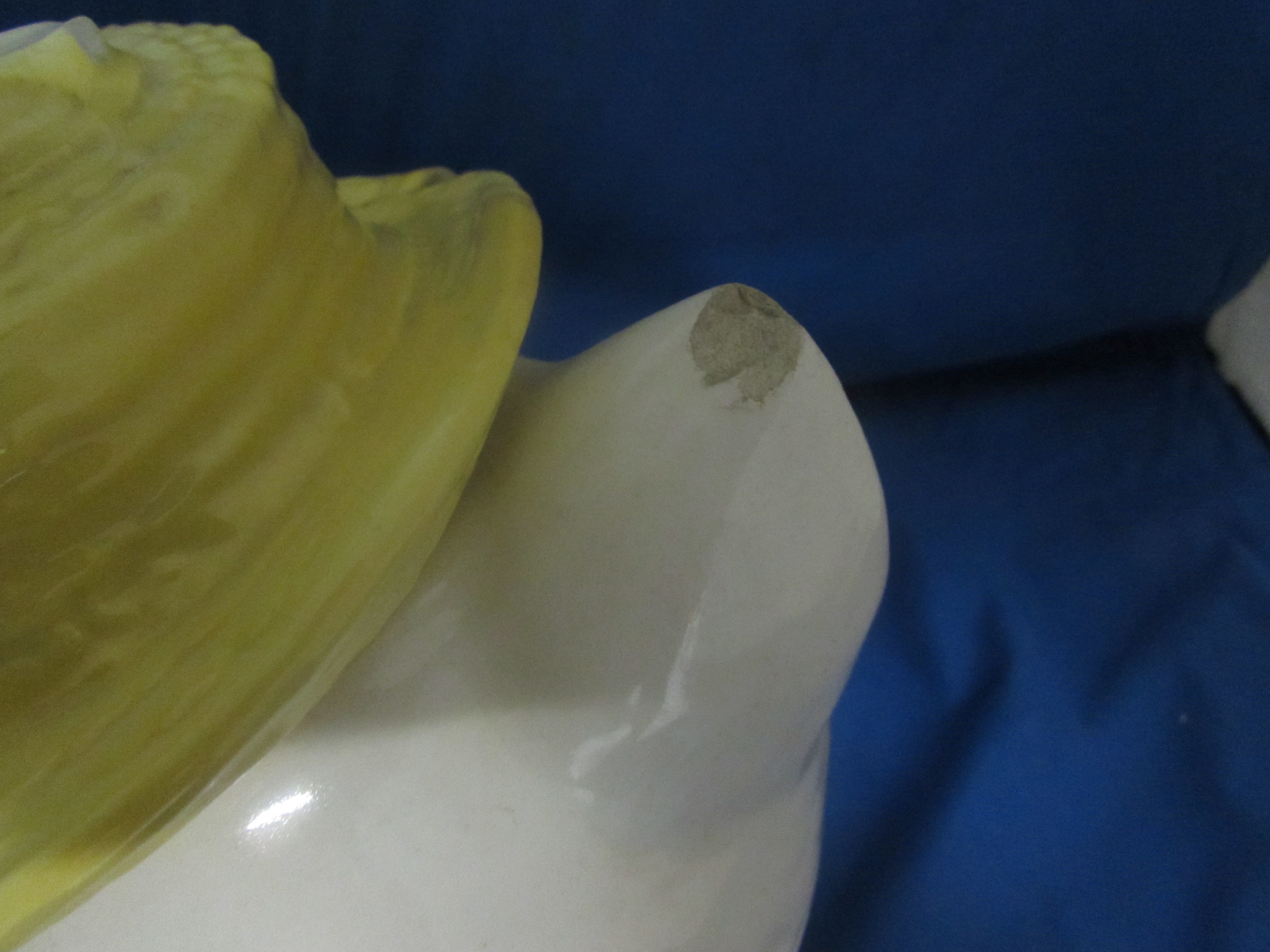 Cat Metlox Poppy Trail of California Cookie Jar damage