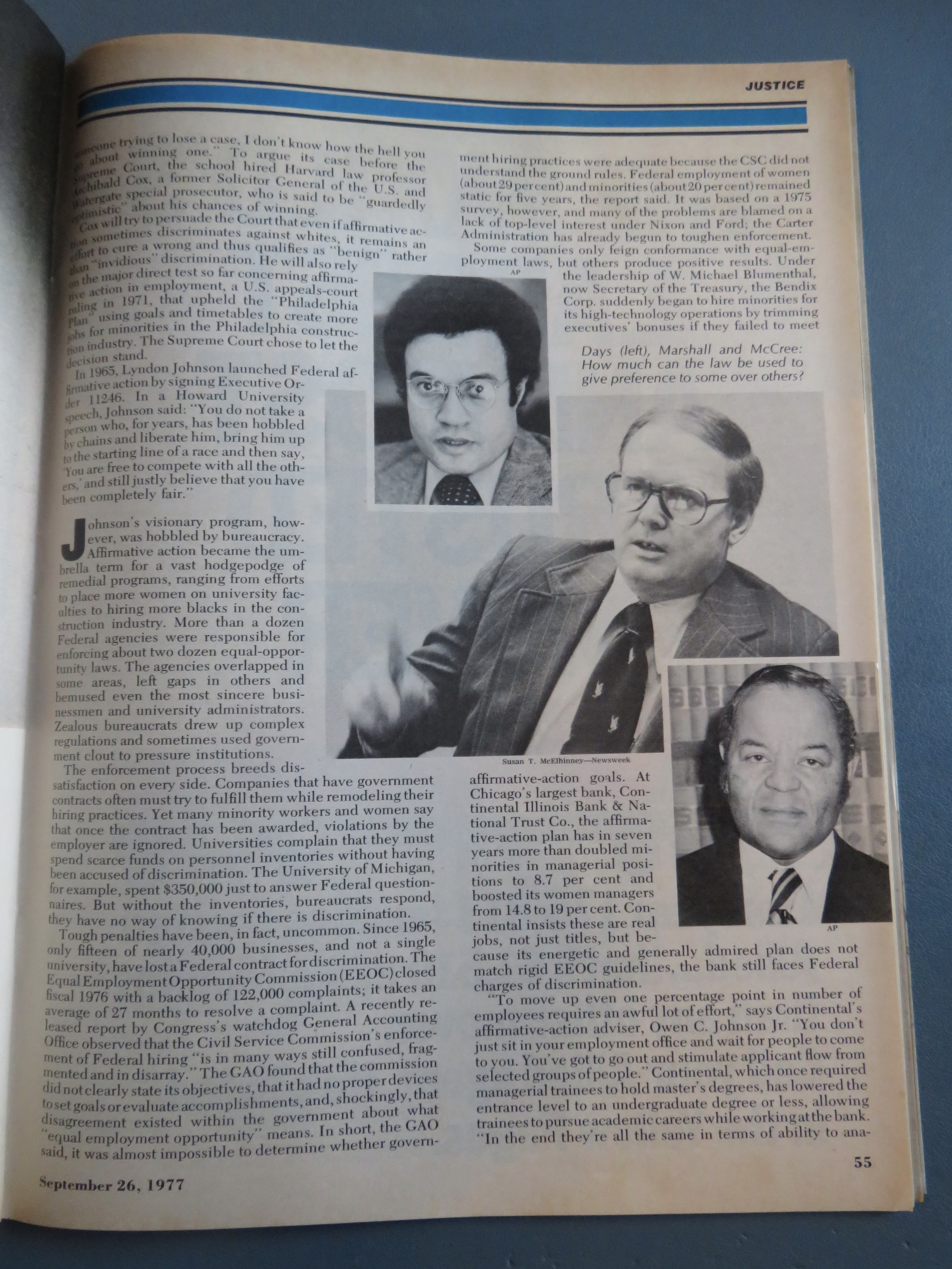 Newsweek Magazine-September 26, 1977-Discrimination
