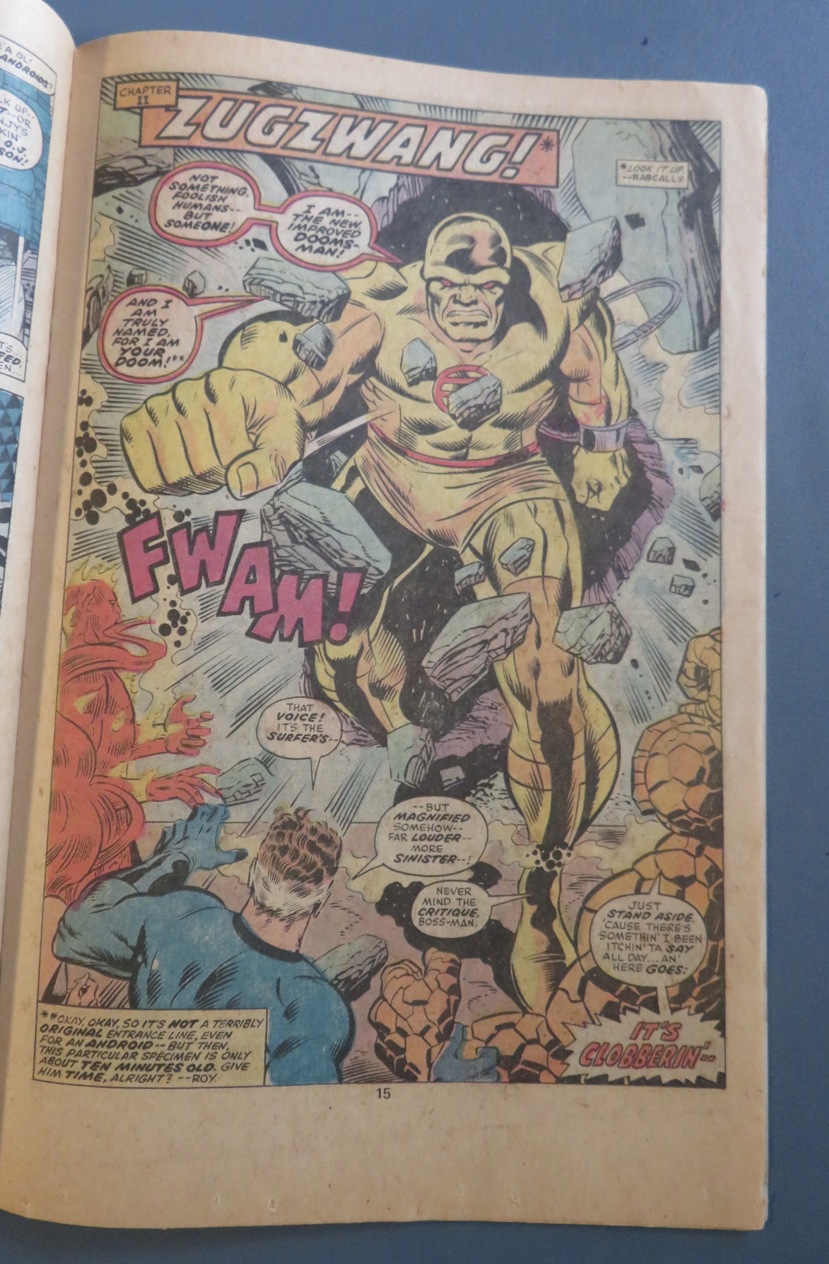 Fantastic Four Comic April 1975 Carnage At Castle