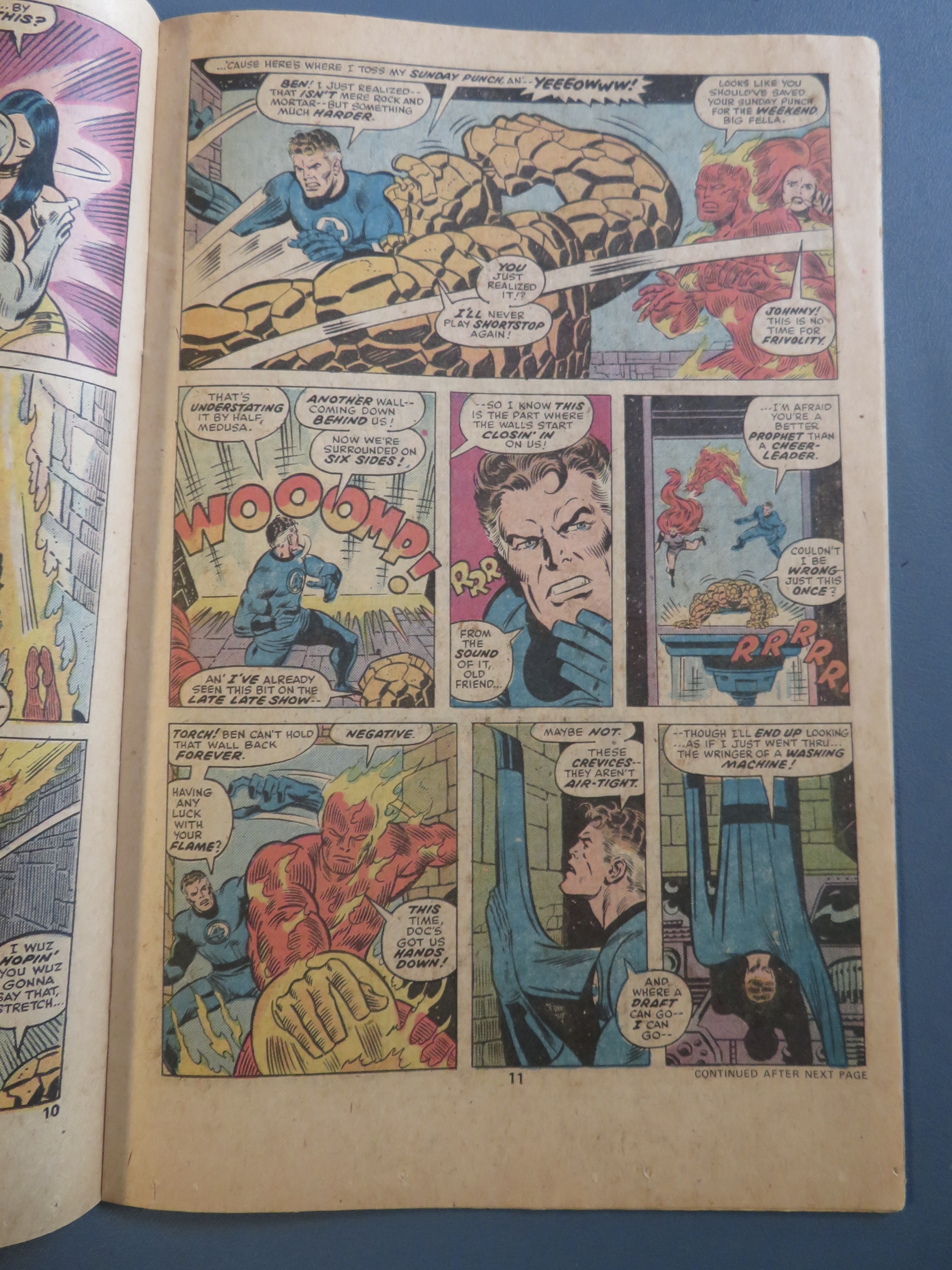 Fantastic Four Comic April 1975 Carnage At Castle