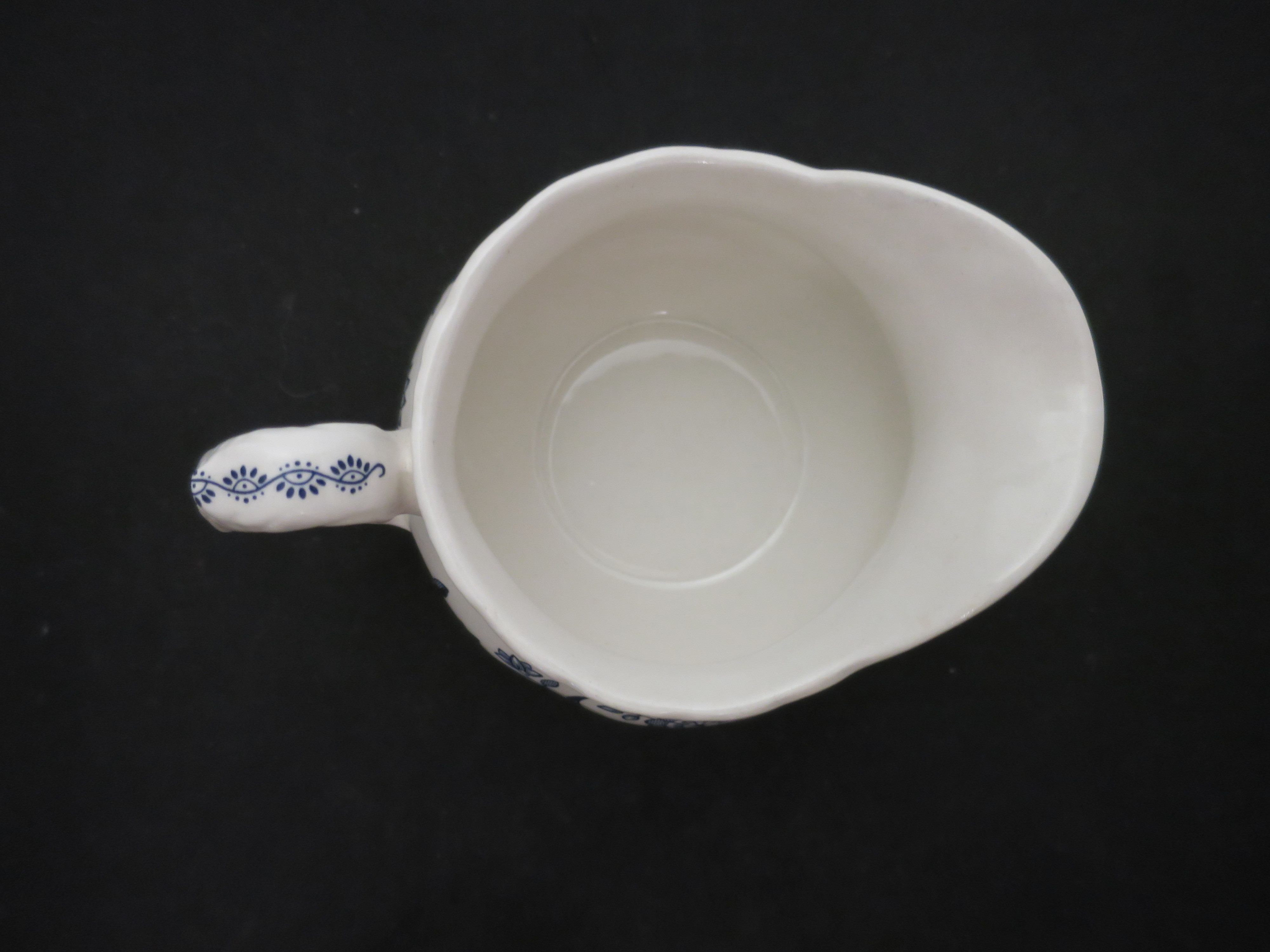 Enoch Wedgwood Tunstall Blue Heritage Creamer Blue Onion