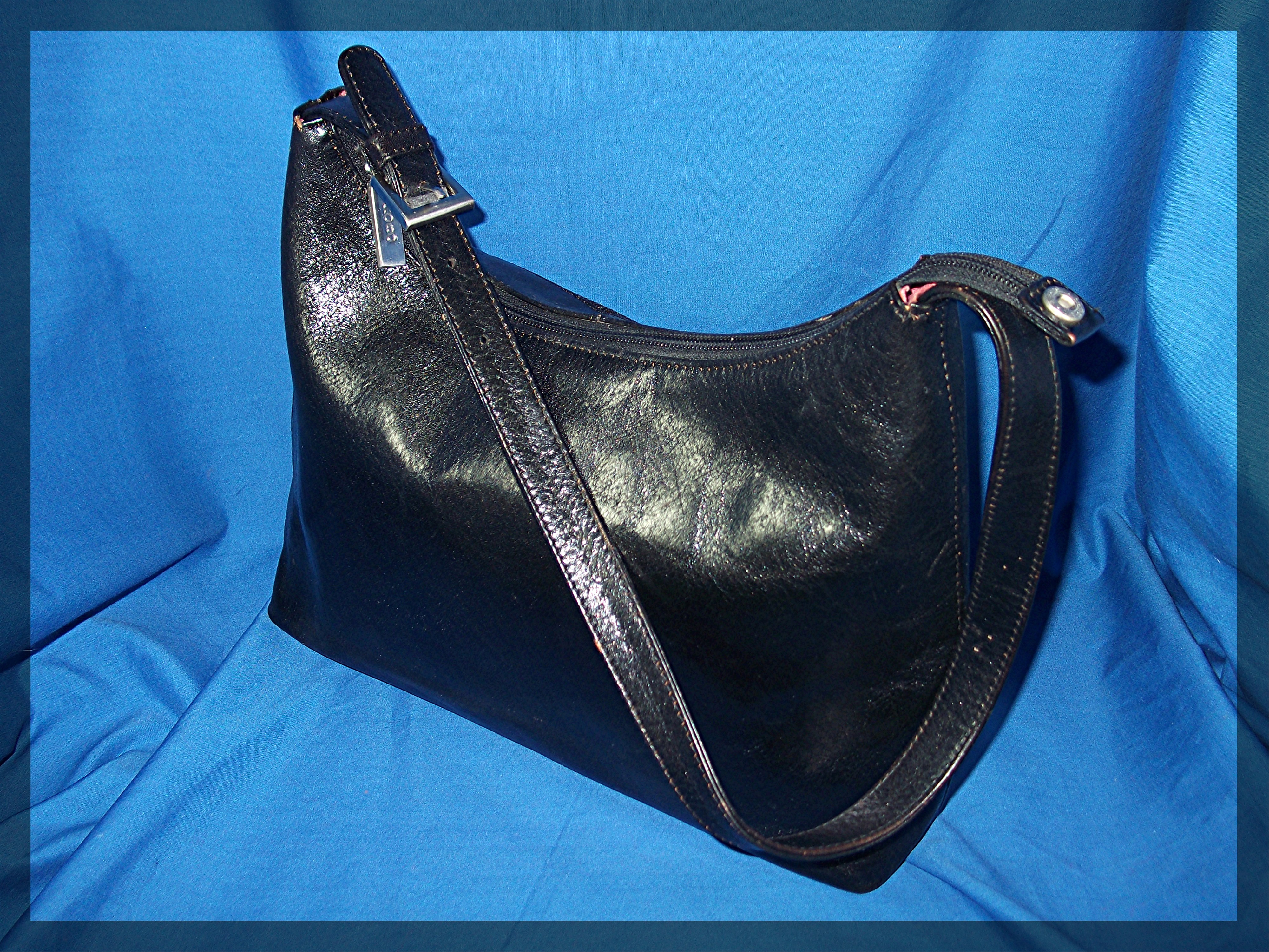 HOBO International Black Leather Bag Purse