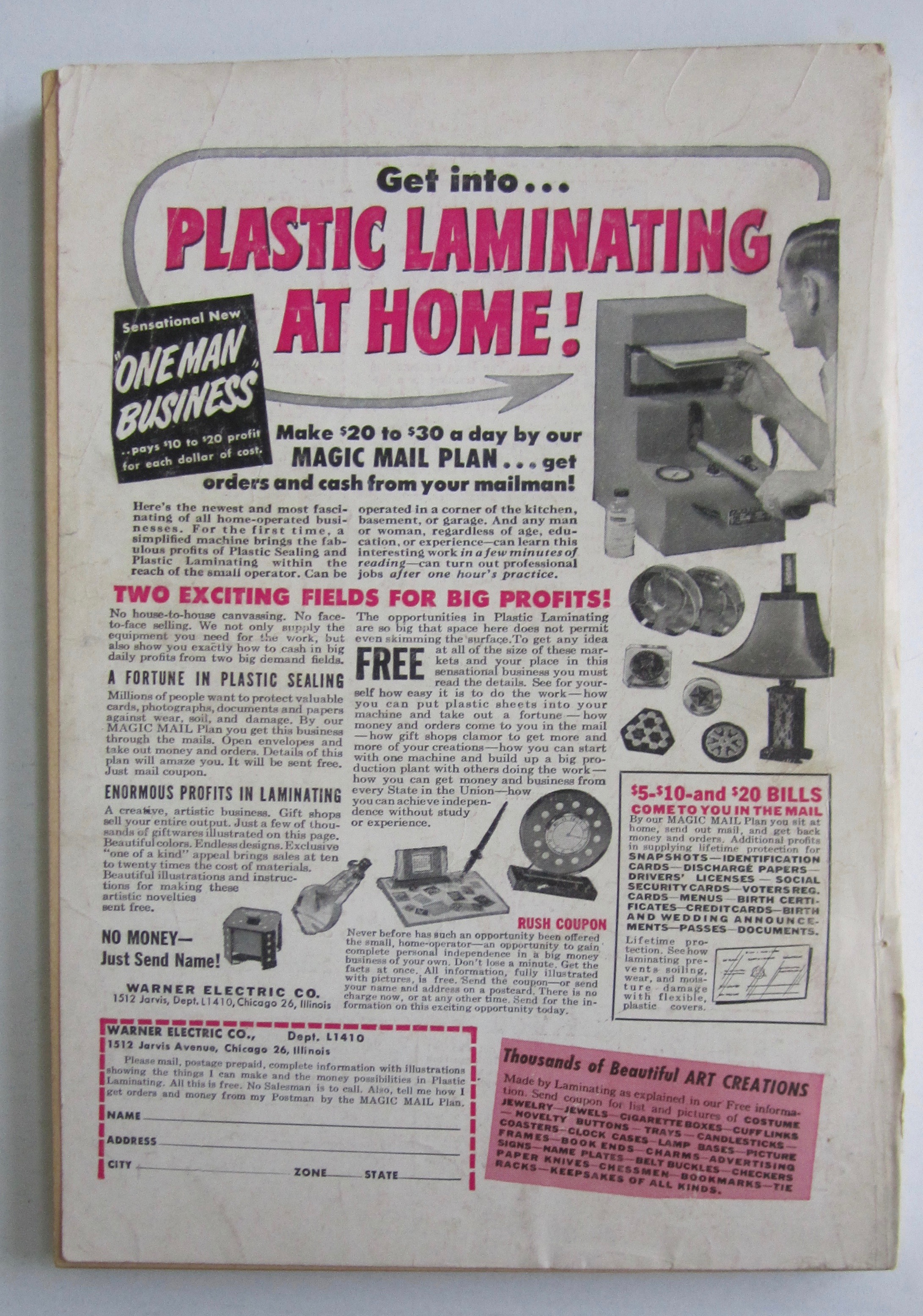 Science And Mechanics Magazine October 1956 Wrist Radio