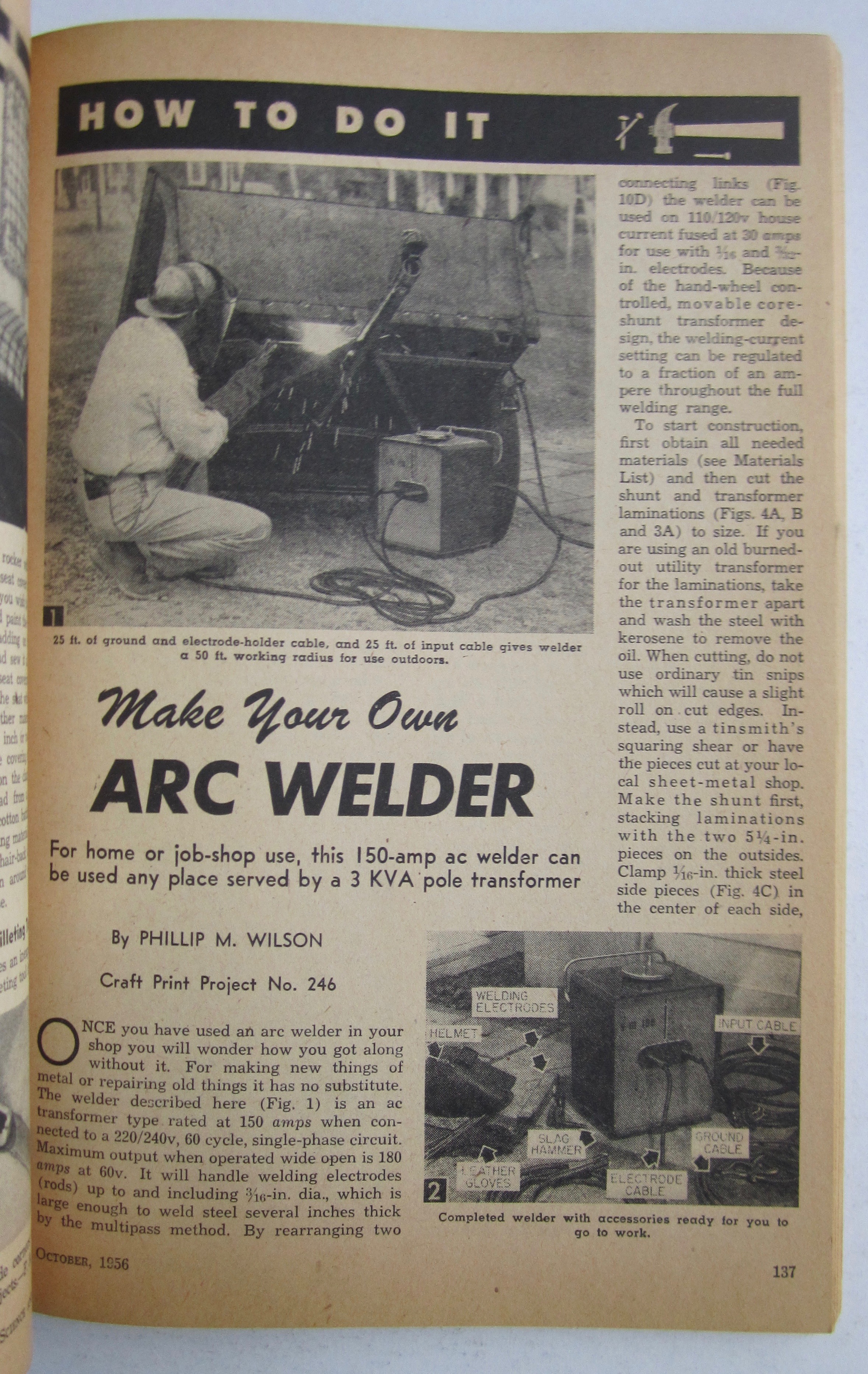 Science And Mechanics Magazine October 1956 Wrist Radio