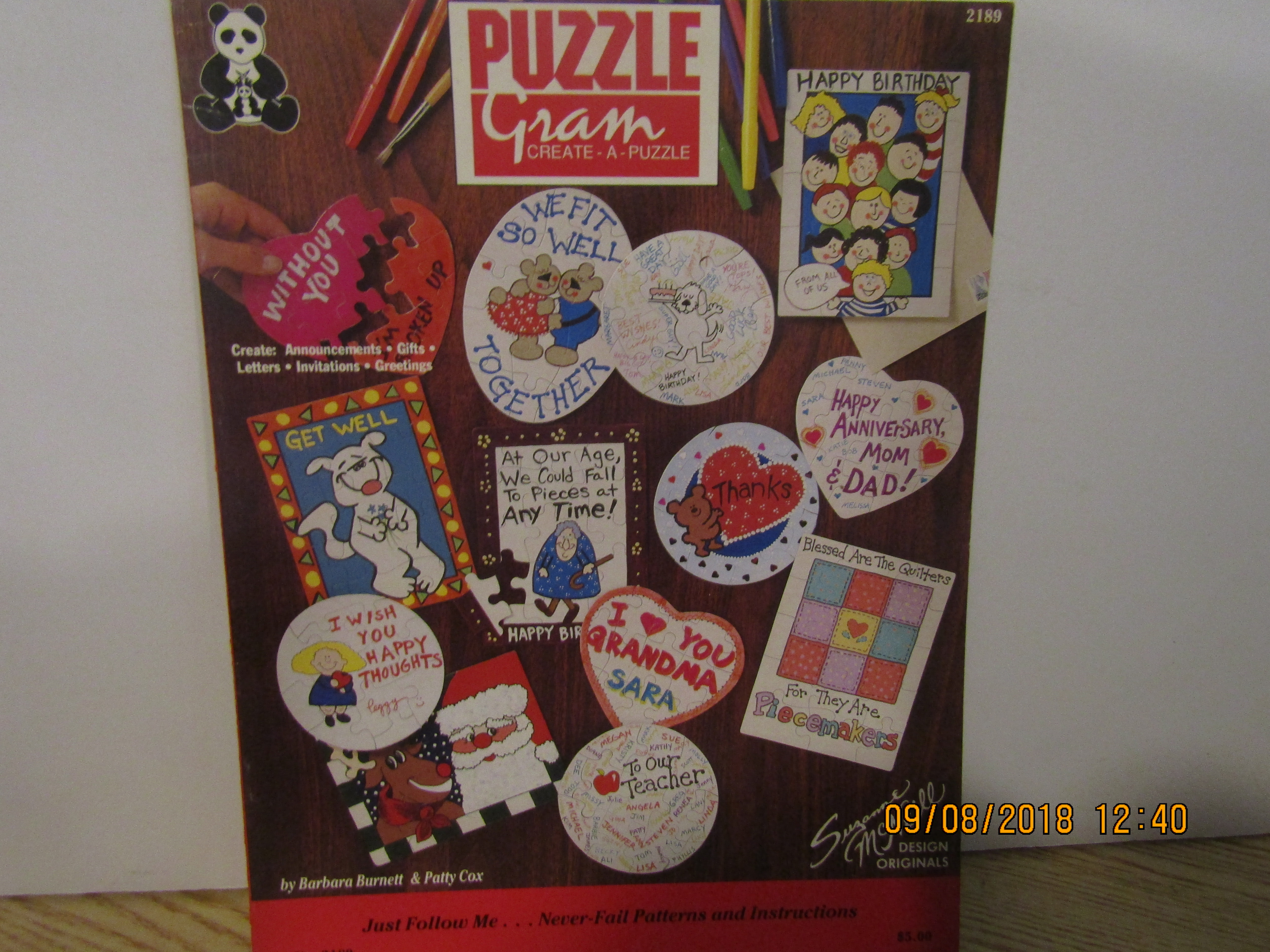 Design Original Puzzle Gram Create-A-Puzzle #2189