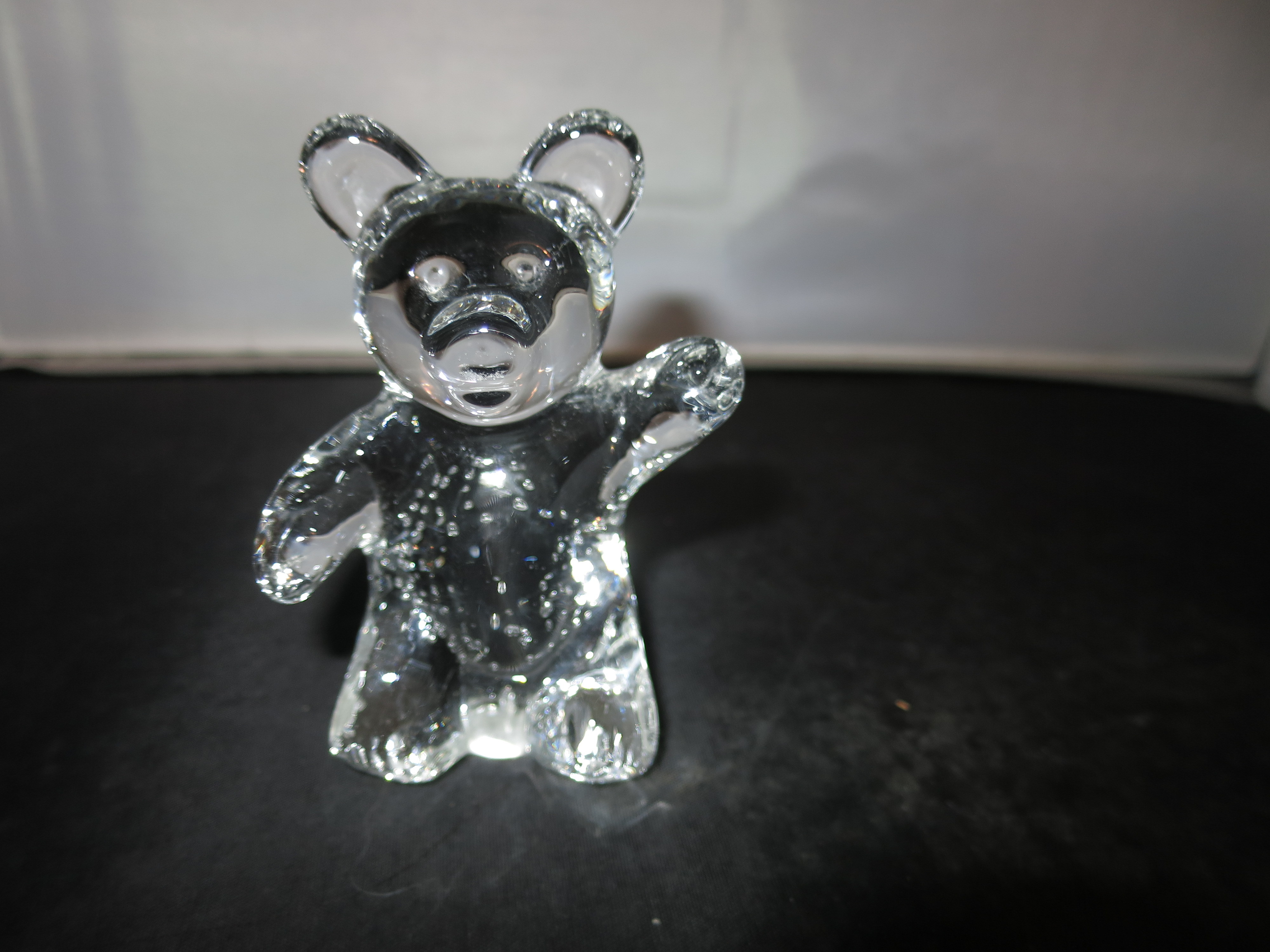 Crystal Bear Paperweight Albert E. Price Products Belmar NJ