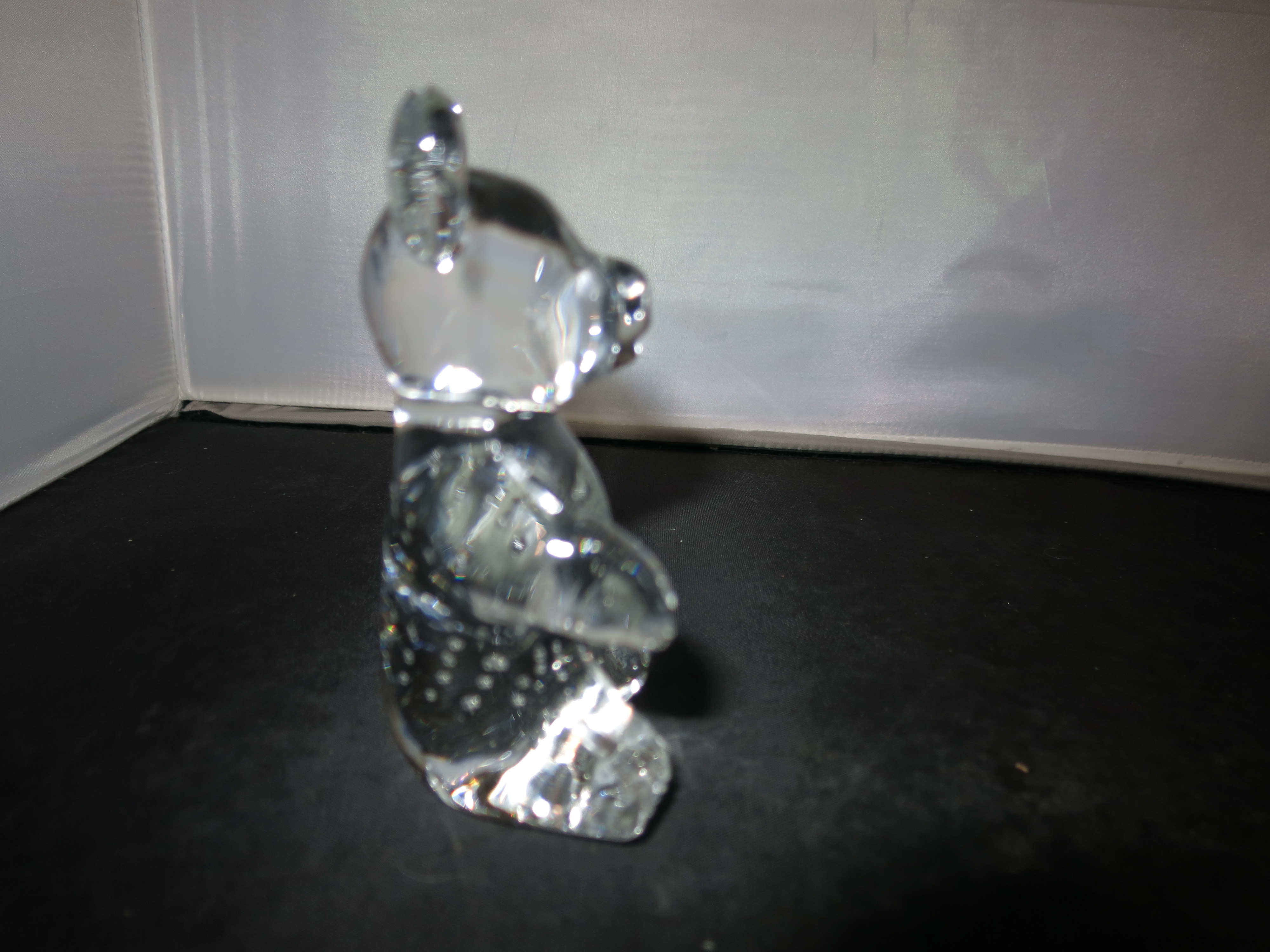 Crystal Bear Paperweight Albert E. Price Products Belmar NJ