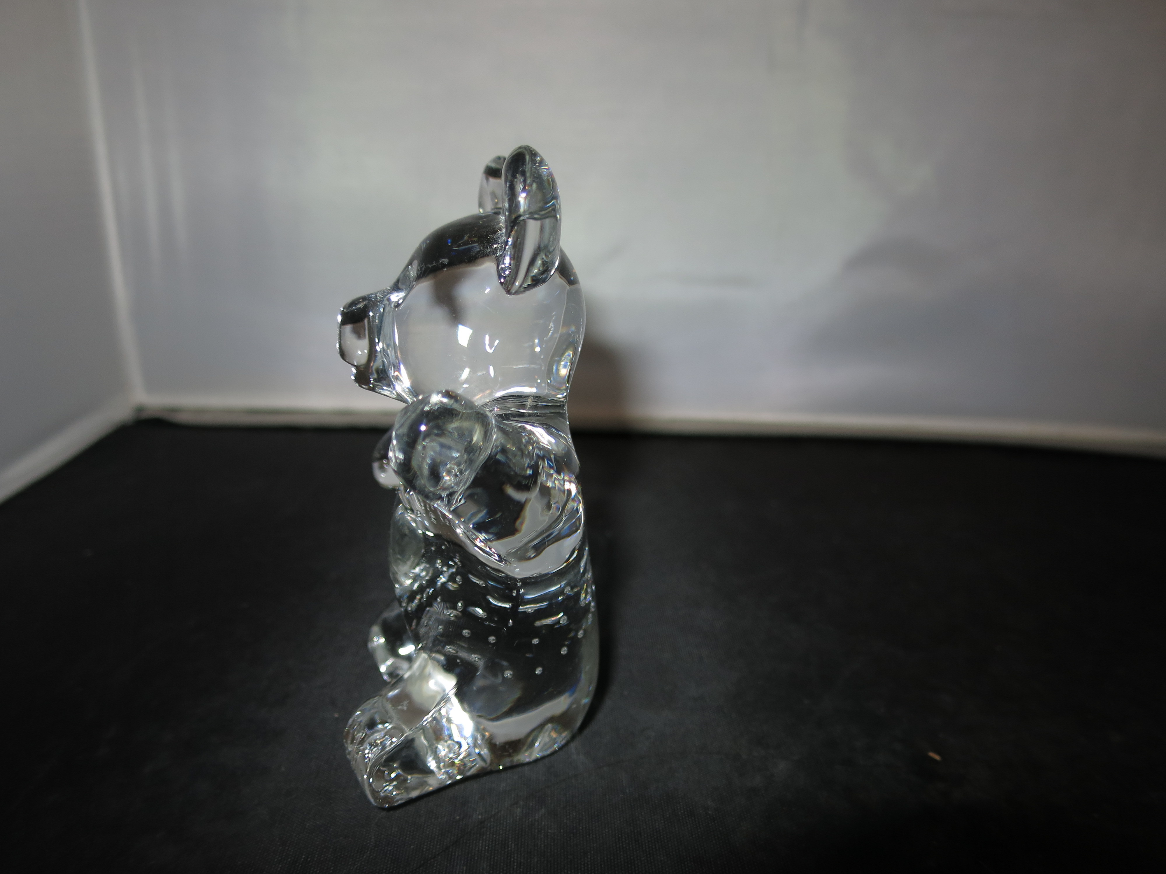 Crystal Bear Paperweight Albert E. Price Products Belmar NJ