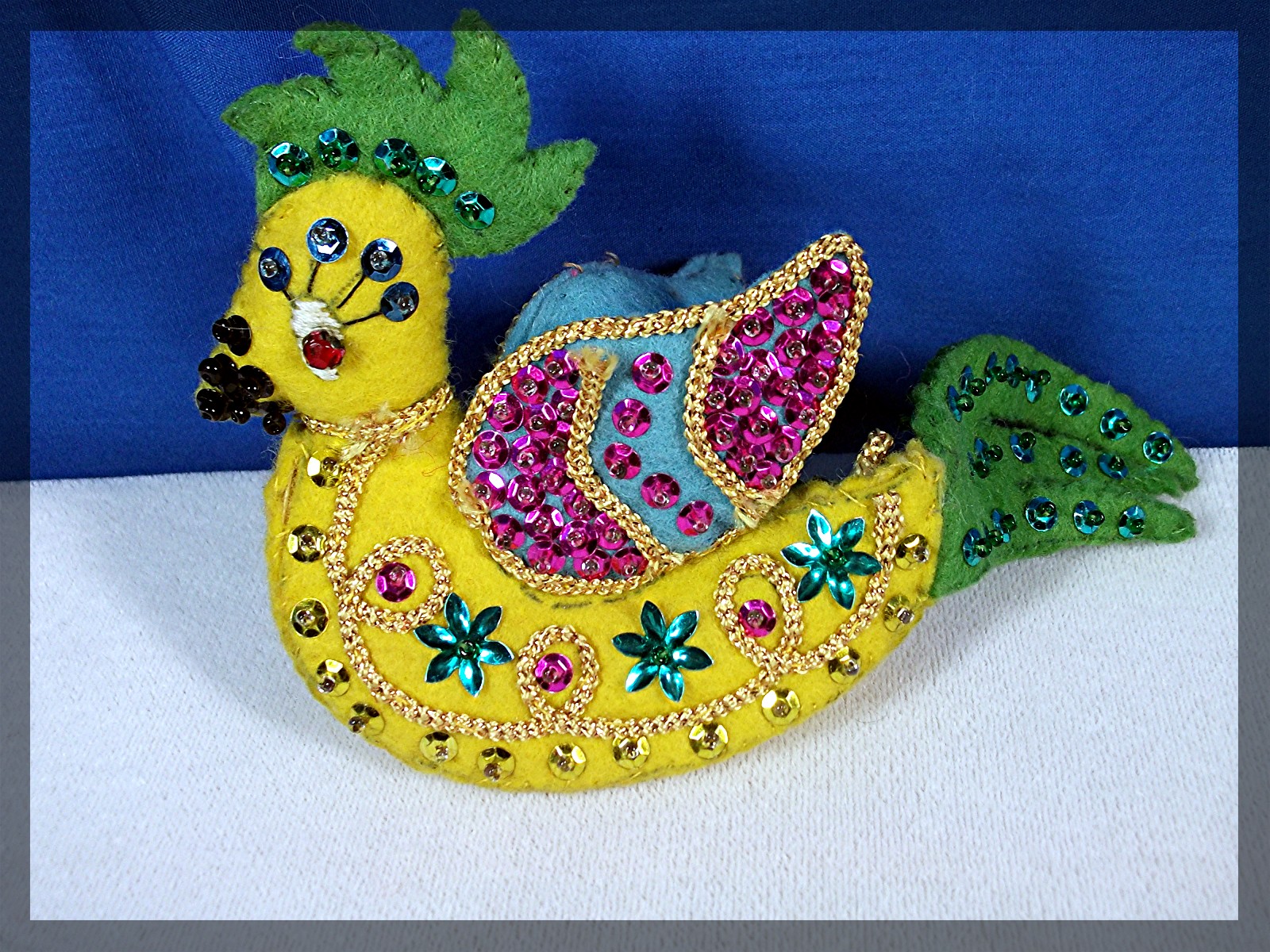 Christmas Ornaments 2 Handmade Birds of Paradise ...