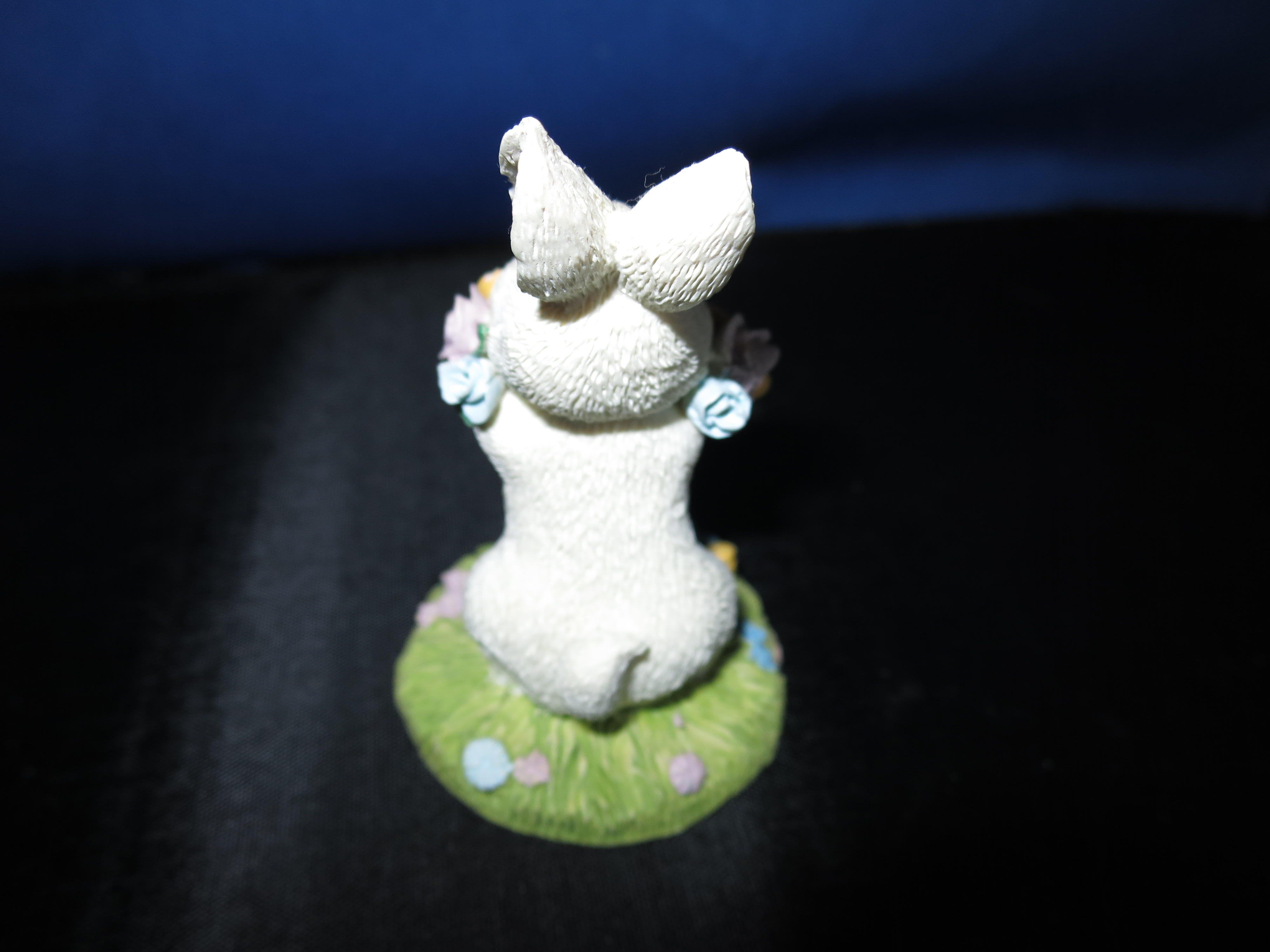 Miniature Bunny Rabbit Figurine Village Accessory