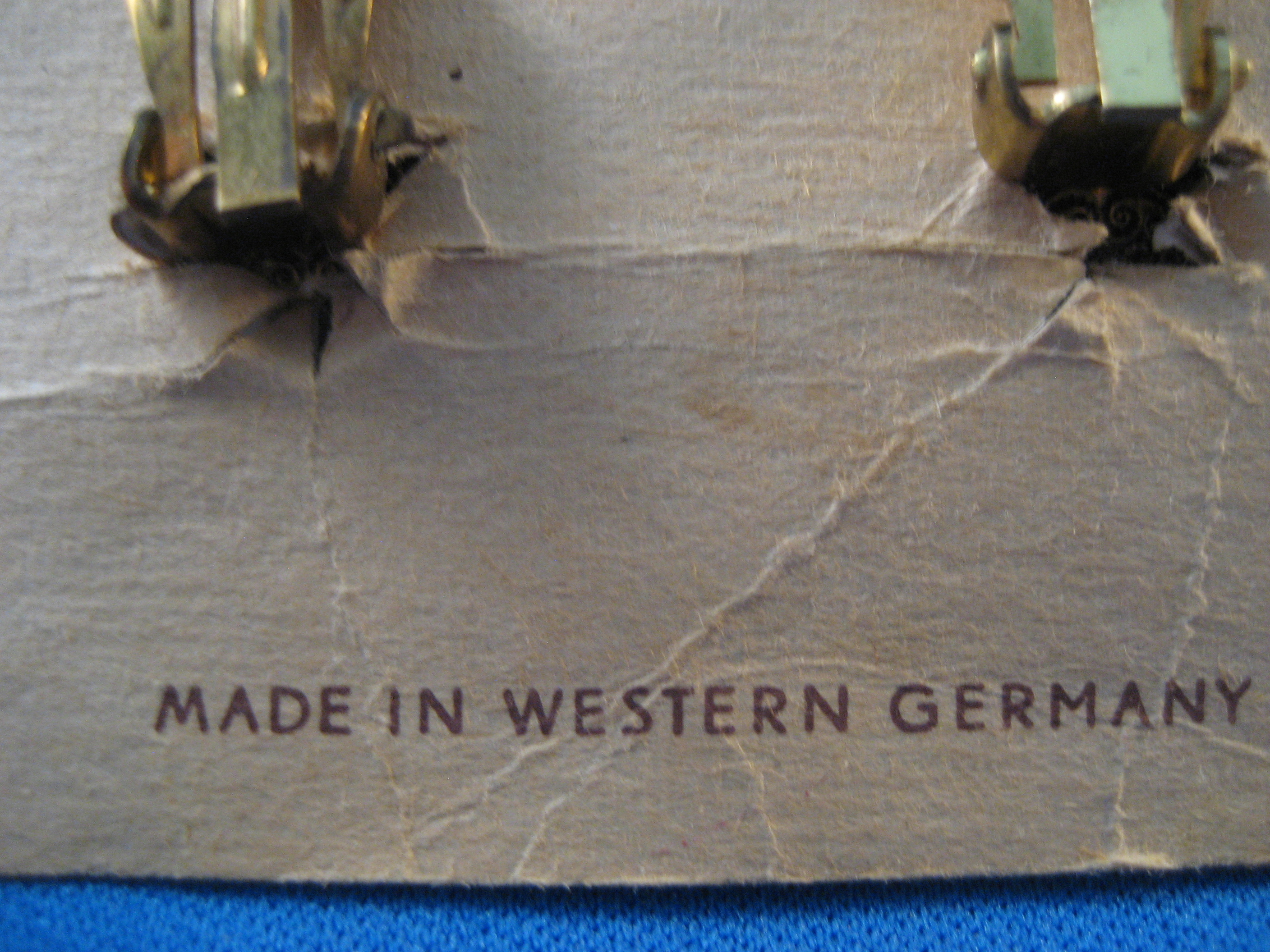 CameoPendant and Earrings from W. Germany