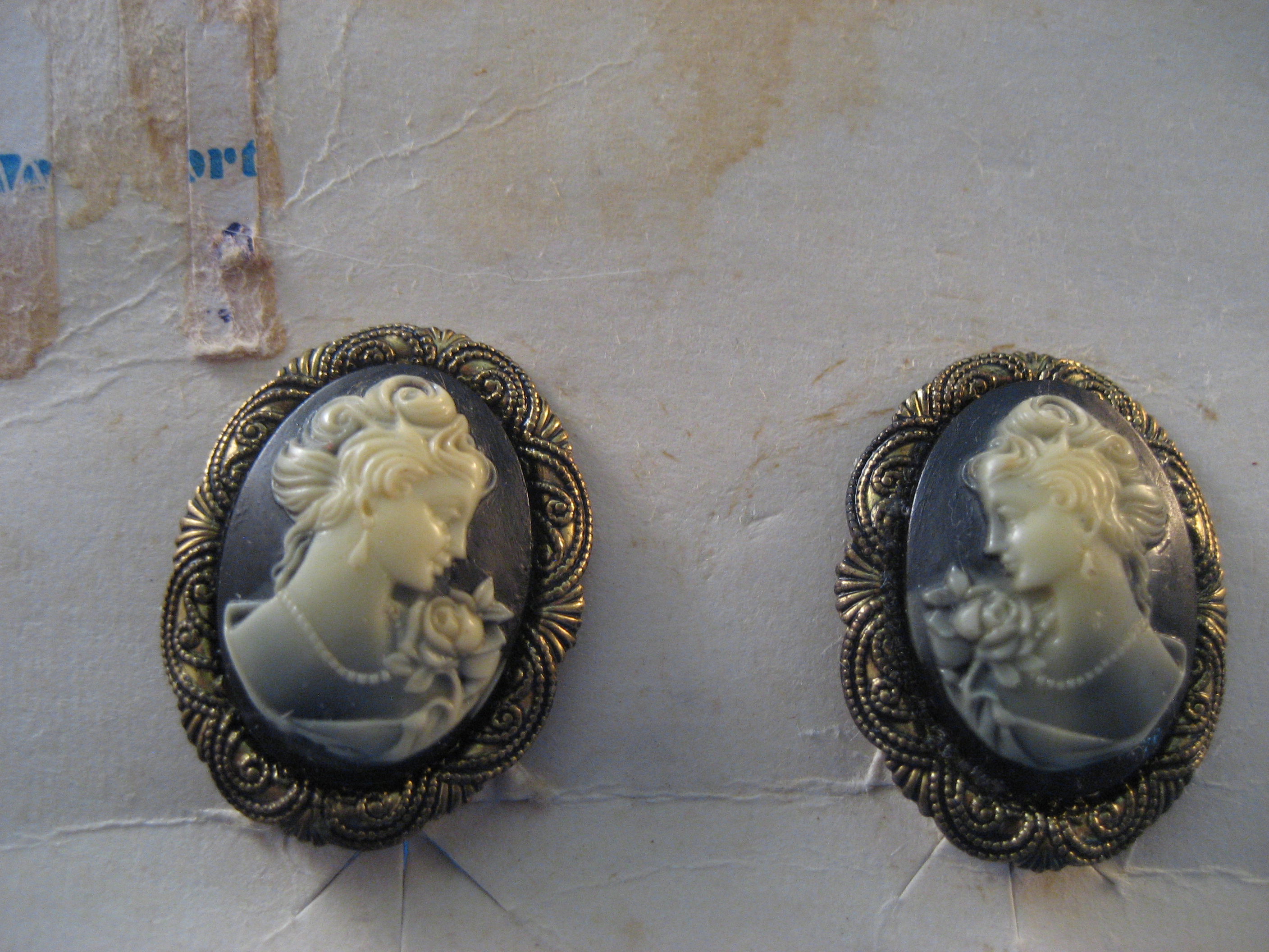 CameoPendant and Earrings from W. Germany