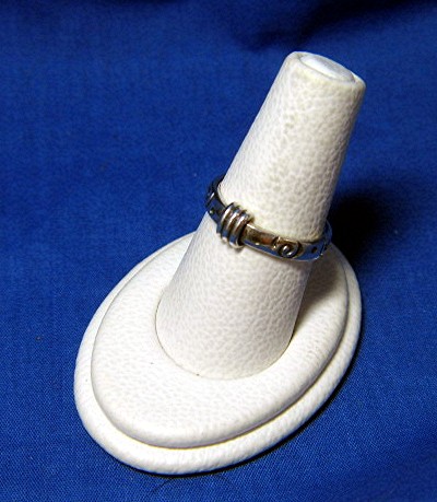 Sterling Silver FARELLA Designer Band Ring
