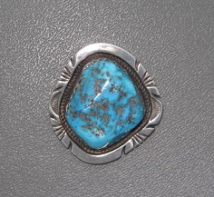 Sterling Silver Turquoise Pendant JON McCRAY