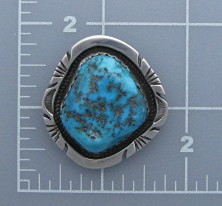 Sterling Silver Turquoise Pendant JON McCRAY